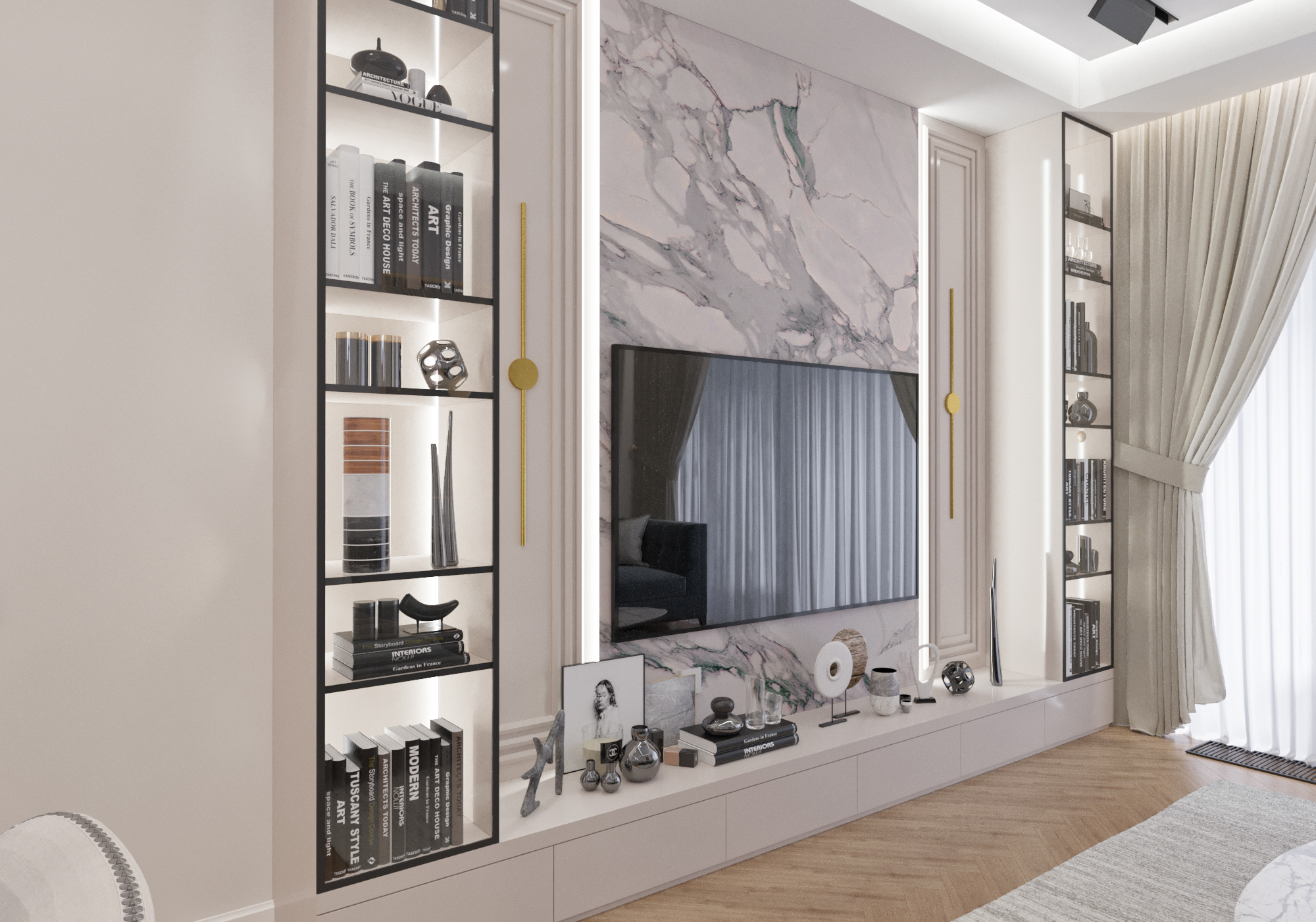 Apartment design 113m2 + Terrace 20m2. Tashkent-4