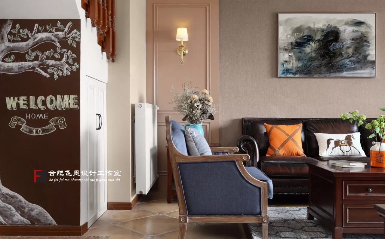 飞墨设计新作品 | 《彼岸花开》 | 200㎡美式-40