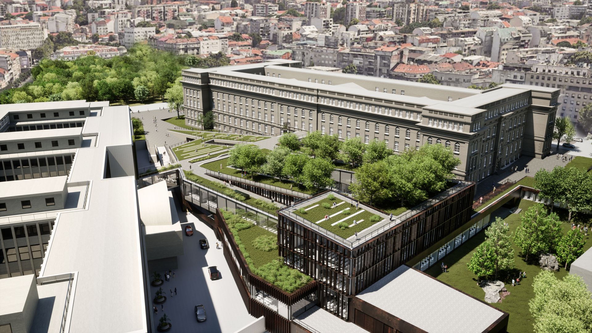 贝尔格莱德电气工程学院扩建及技术学院校园项目丨贝尔格莱德4 MIND建筑公司-0