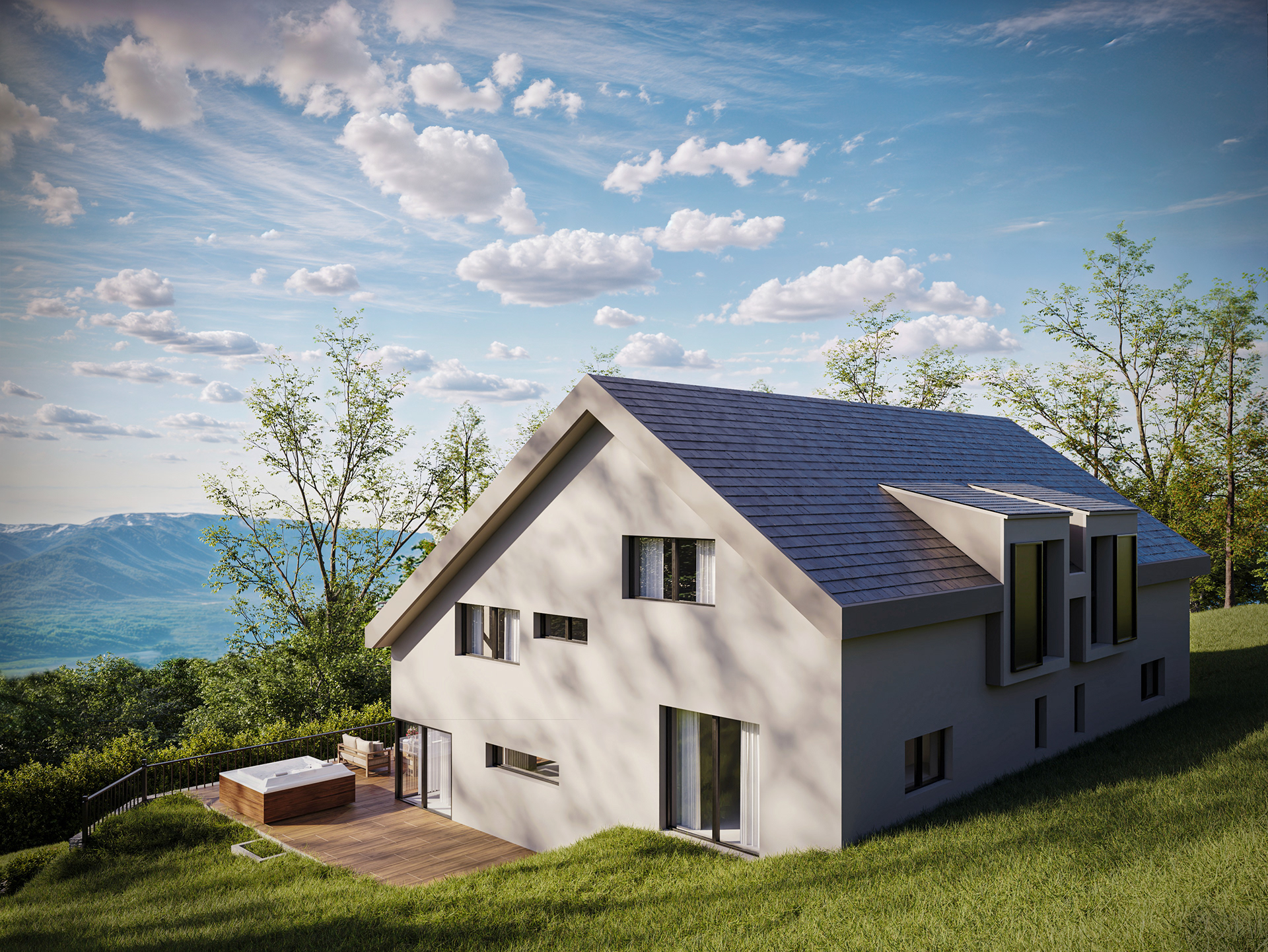 CGI  室外房屋设计-3