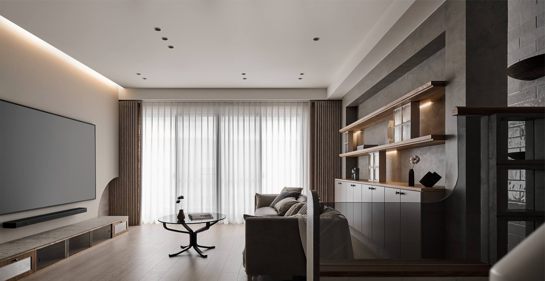 三人居跃层简约之家-1