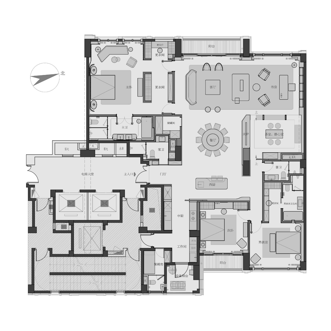 杭州嘉里中心逸庐丨中国杭州丨无间设计-76