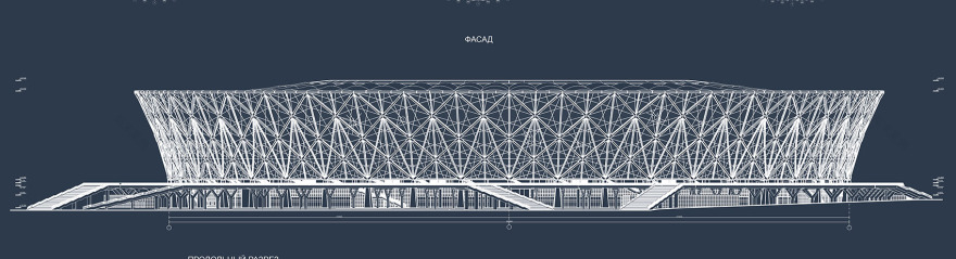 伏尔加格勒体育场,俄罗斯 / PI ARENA-68