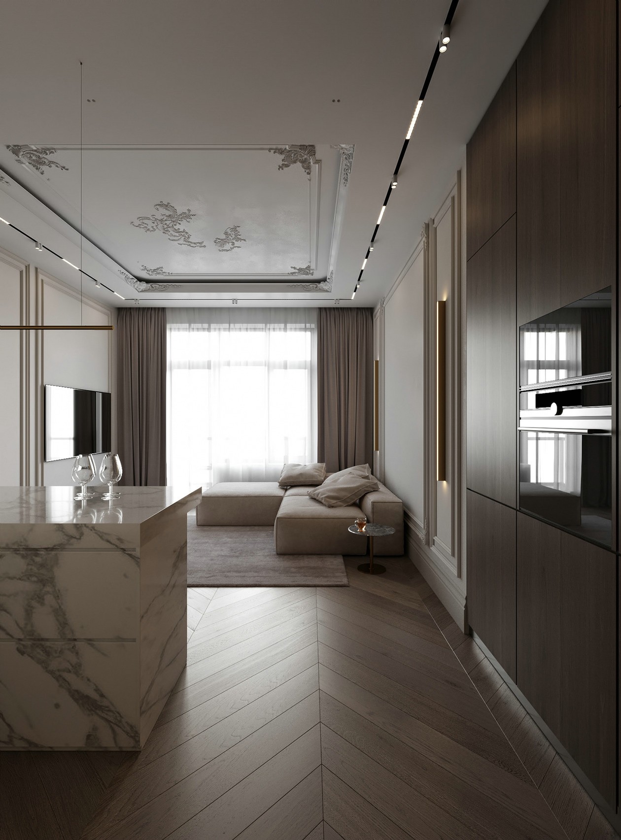 乌克兰基辅小空间公寓设计-2