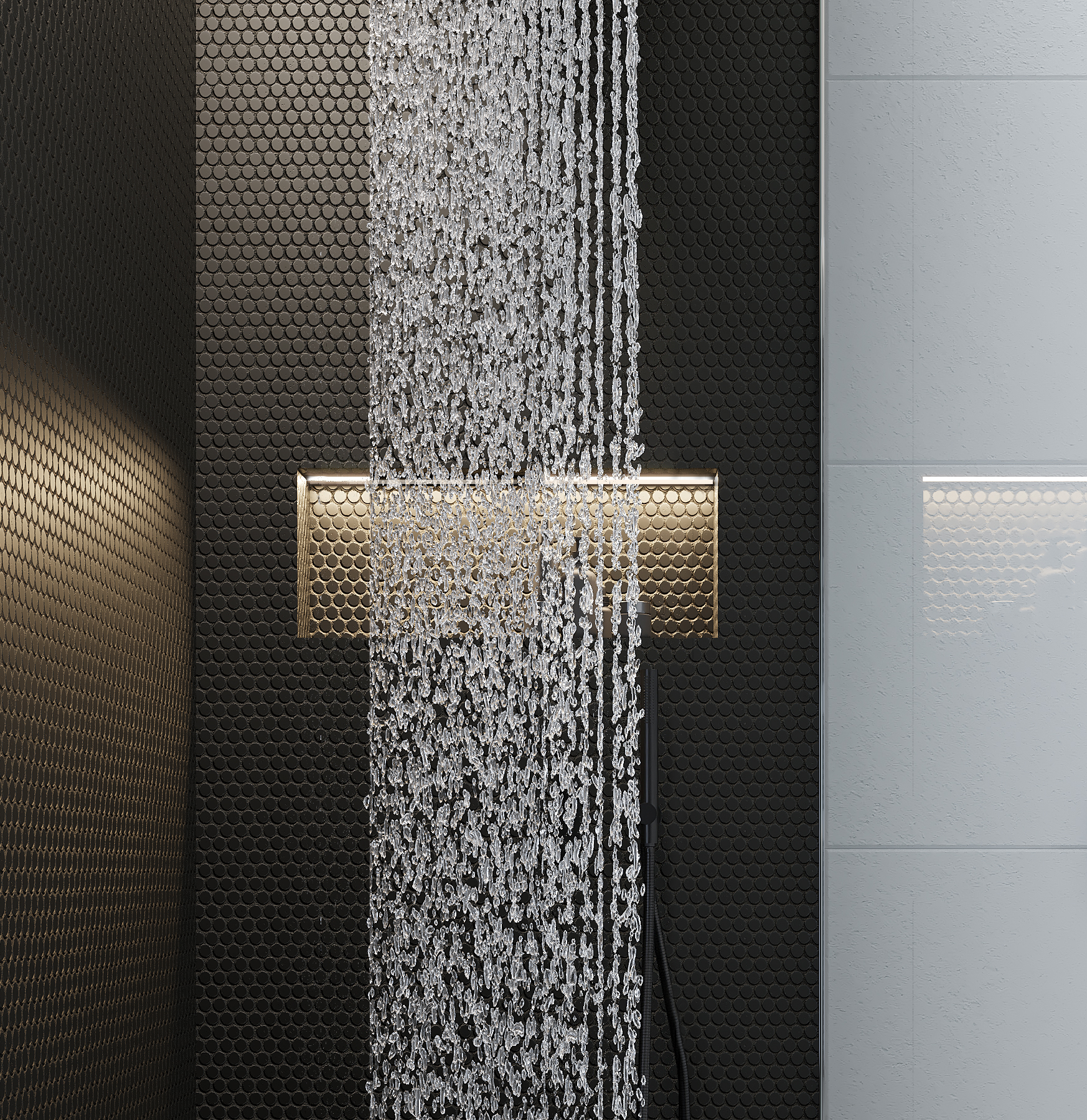 黑色版房屋室内装饰丨Golub Architects-35