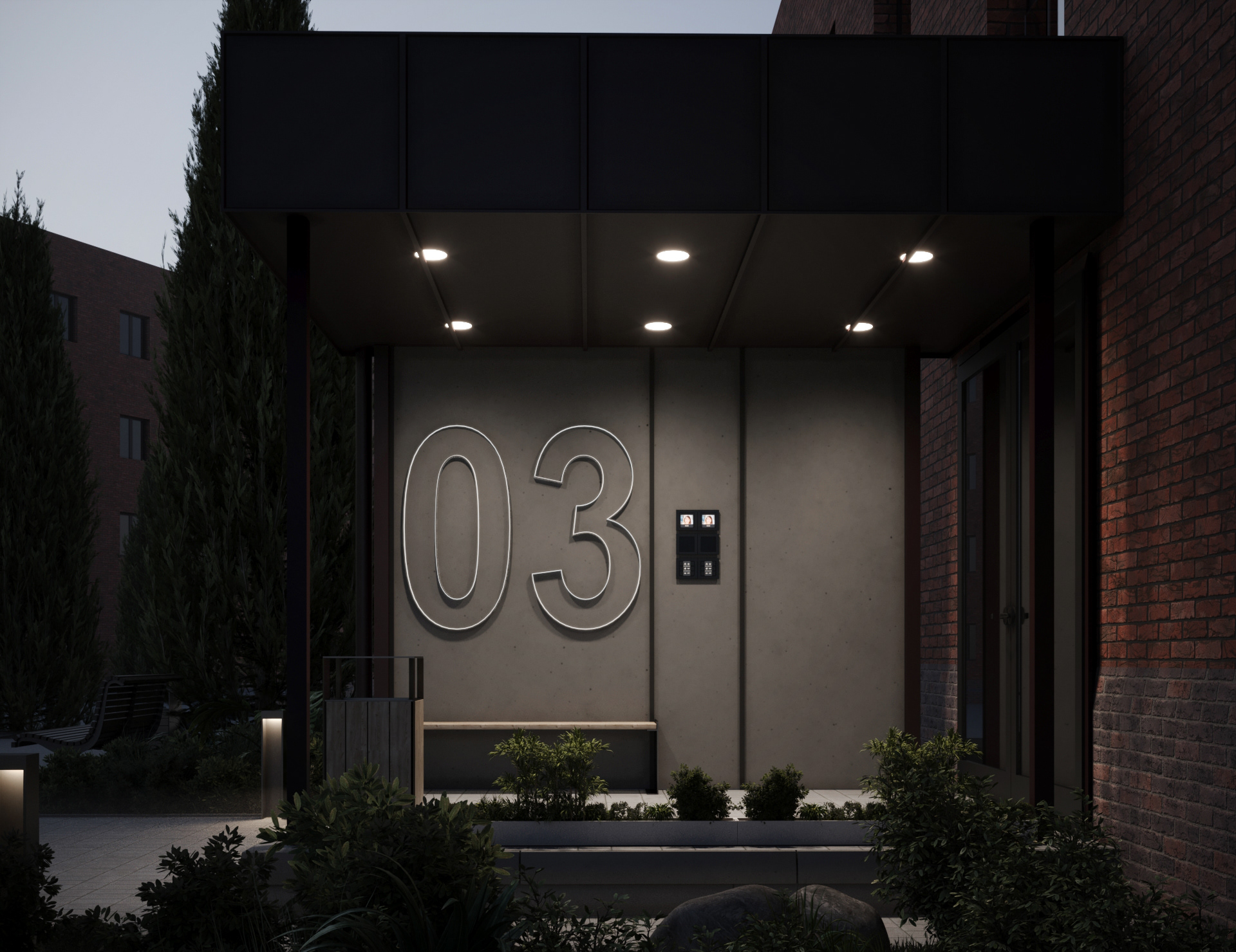 住宅建筑入口丨俄罗斯雅罗斯拉夫尔丨Alena Kokueva,Silviya Al Ubed-8