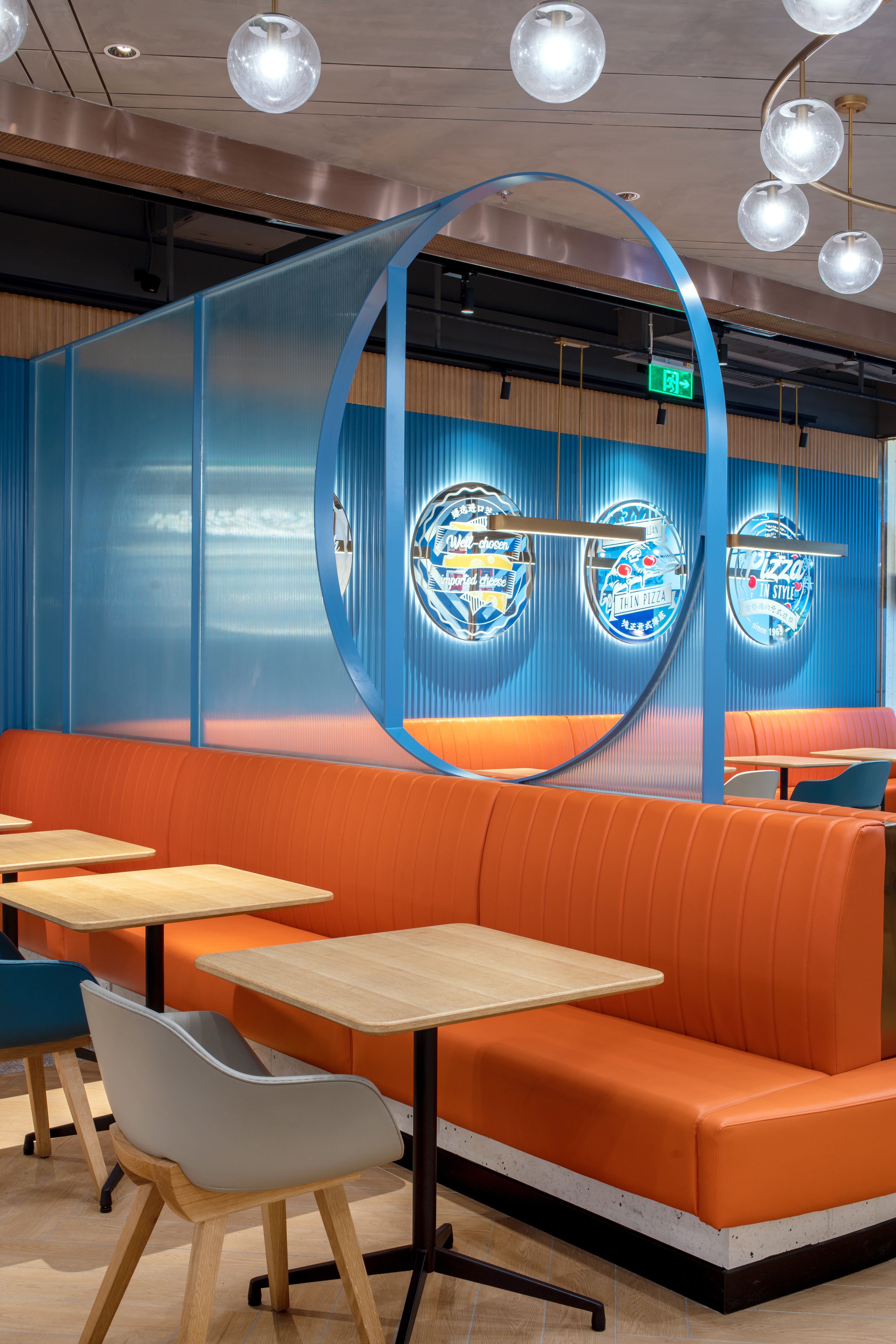 厦门 SM 生活中心“Pizzamarzano”餐厅 | 圆形元素打造的意式空间-8