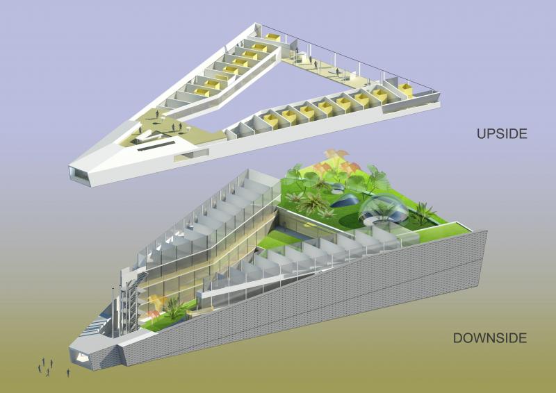 杨树门廊（注：POTERNE有便门、小门、边门等意思，DES PEUPLIERS是杨树的，这里结合常见表达意译为杨树门廊 ） 丨FRÉDÉRIC BOREL ARCHITECTE-12