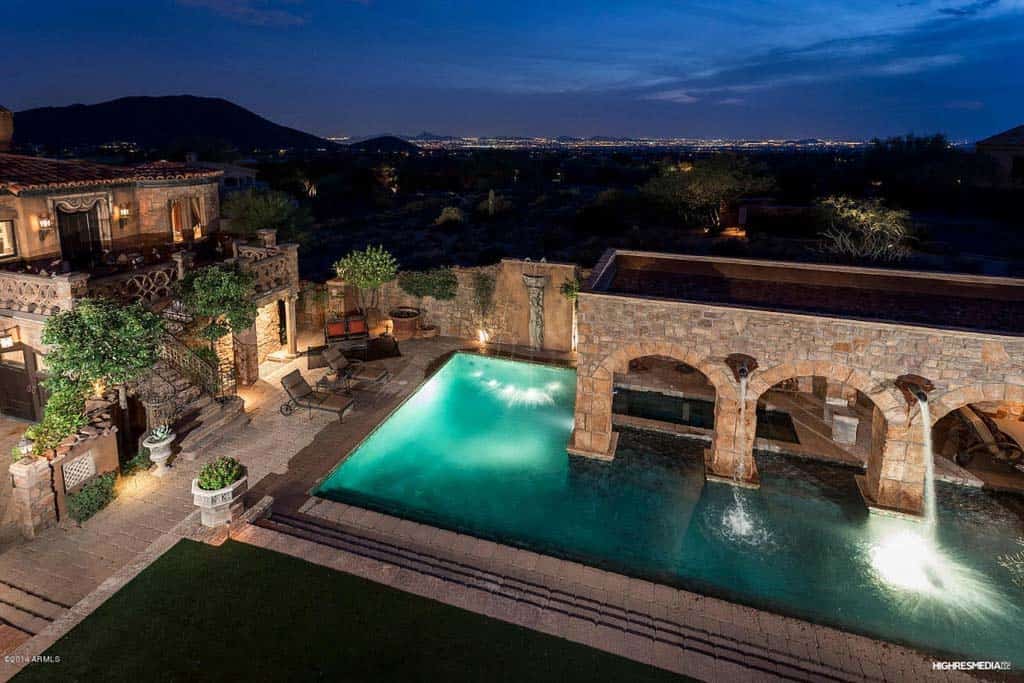 Medieval masterpiece: Italian-inspired gothic villa in Scottsdale-45