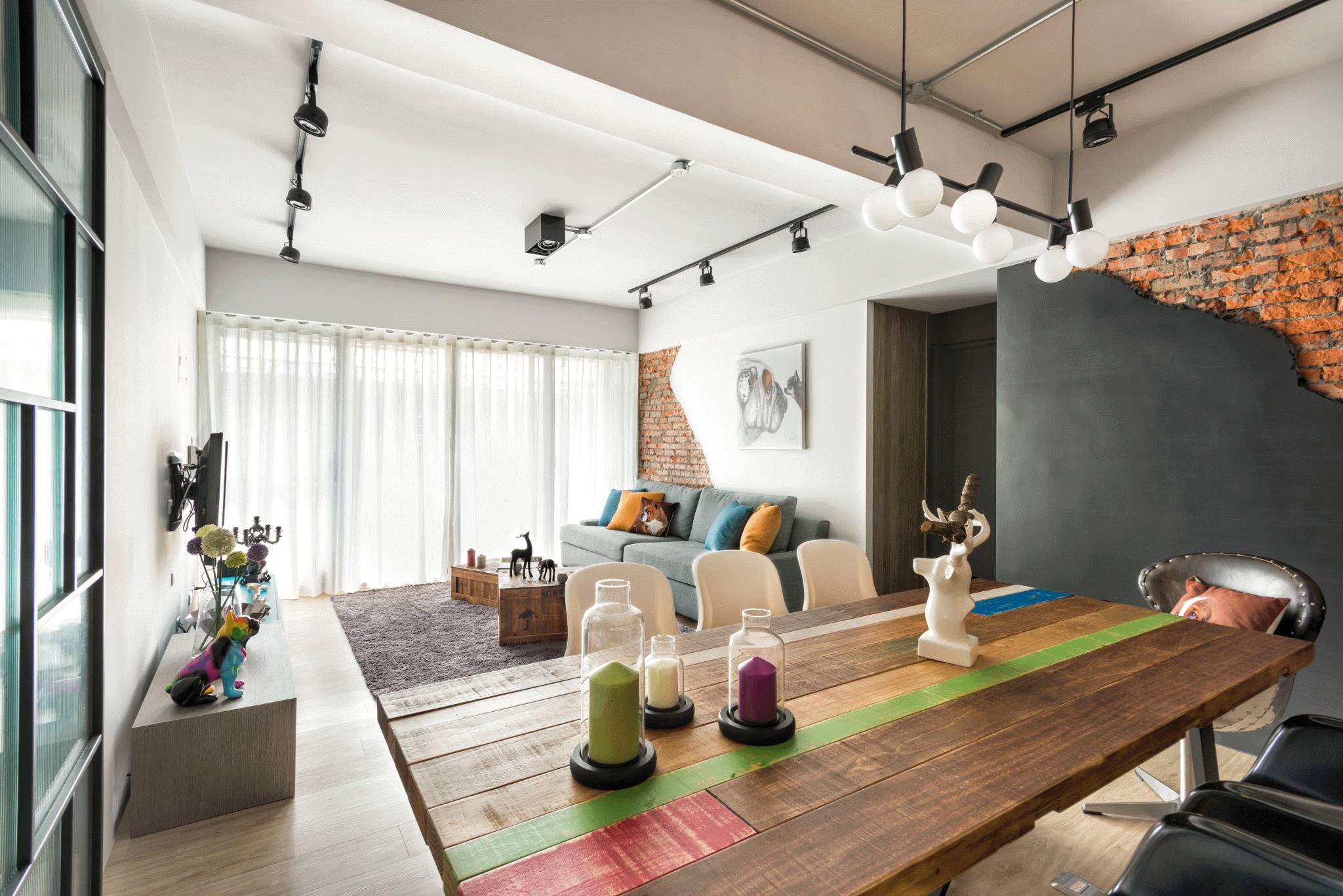 现代仿古砖住宅设计-3