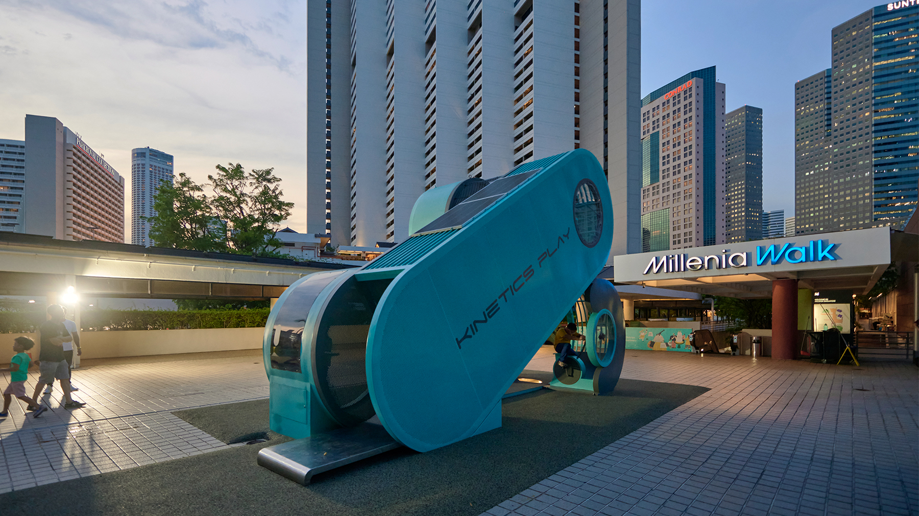 世界首个能源游乐场Playpoint及Mooncycle展示丨新加坡丨Kinetics Play X Playpoint-2