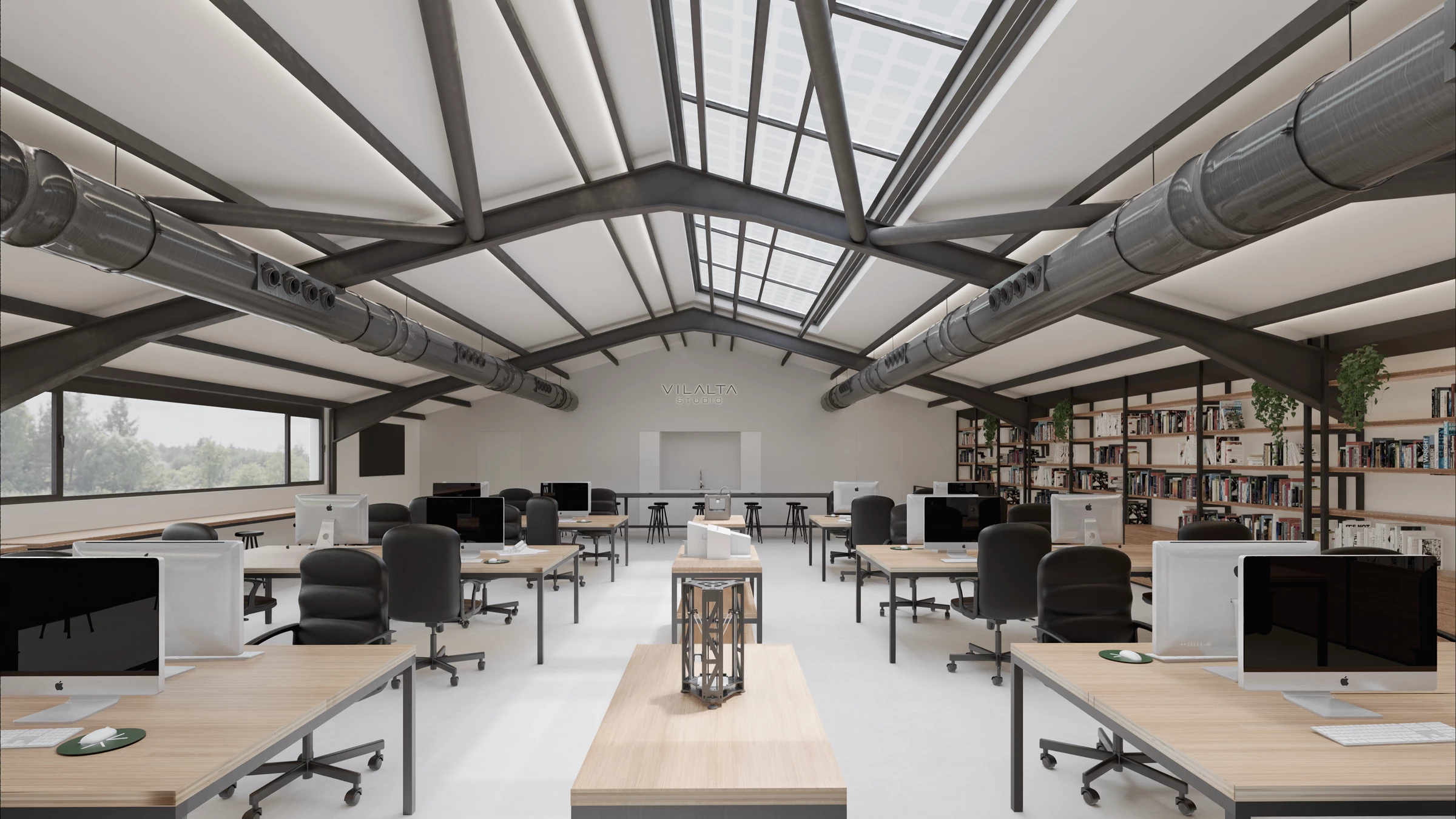 绿色,社交,可持续的工作空间丨西班牙巴塞罗那丨Vilalta 工作室-11