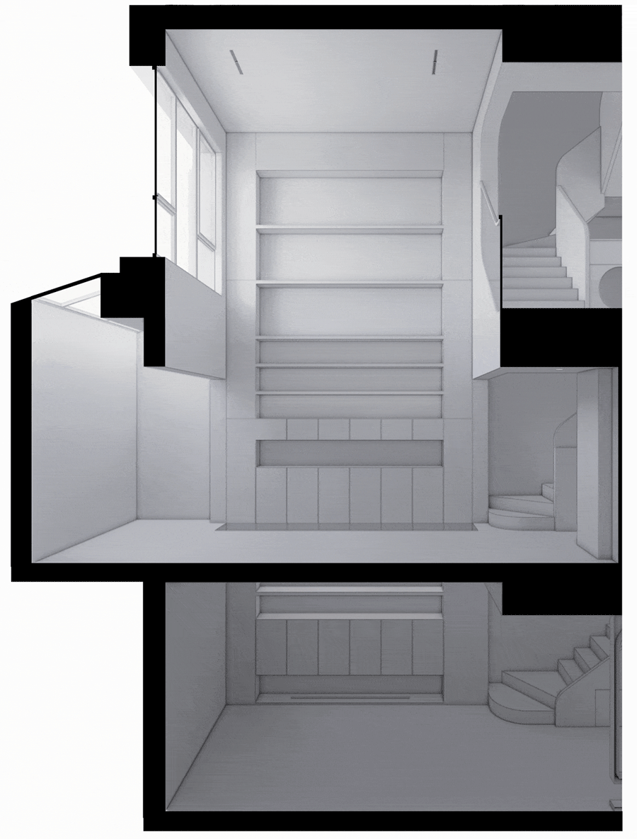 蓄光的地下厅｜上海 大海小燕设计工作室-39