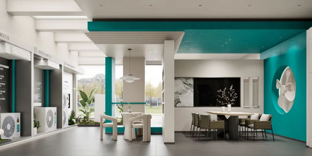 周笙笙展厅设计 · 210m²长垣海信中央空调展厅丨中国河南丨周笙笙全案设计工作室-19