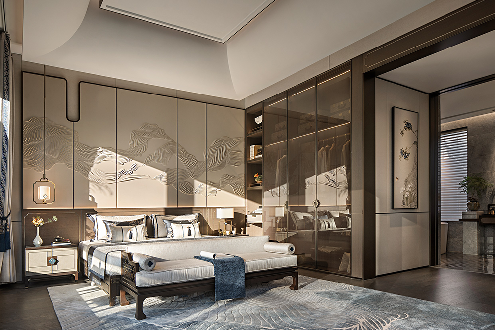 台州建发玖珑和玺别墅样板间丨中国台州丨深圳市盘石室内设计有限公司-26