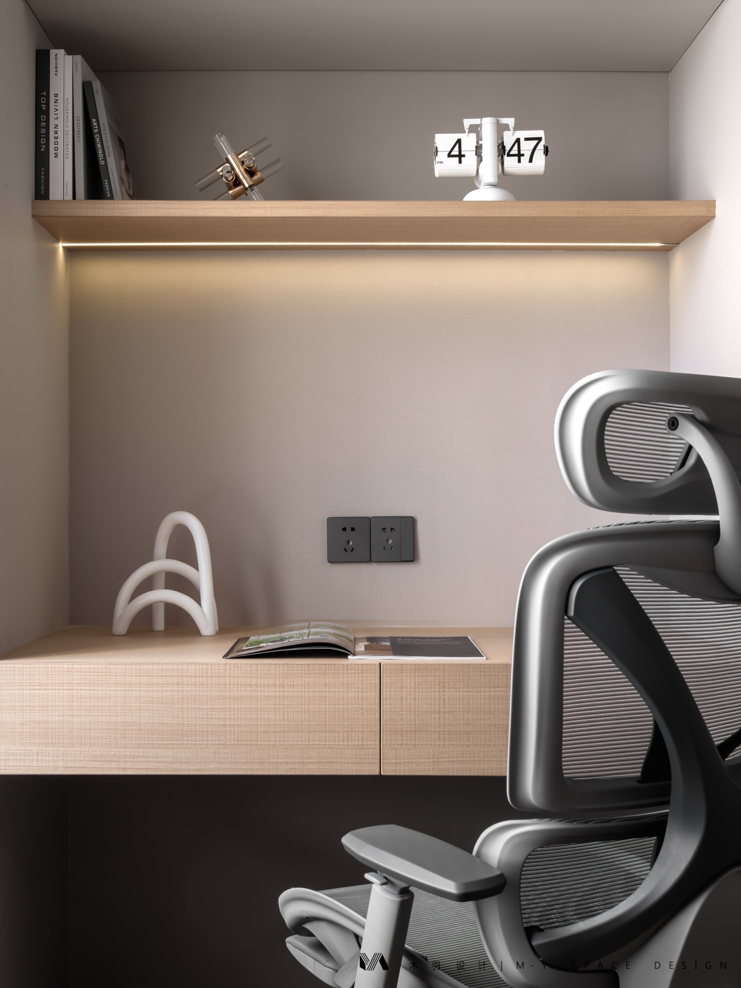 138㎡精装房微改轻奢风设计丨中国武汉丨武汉木羽设计-15