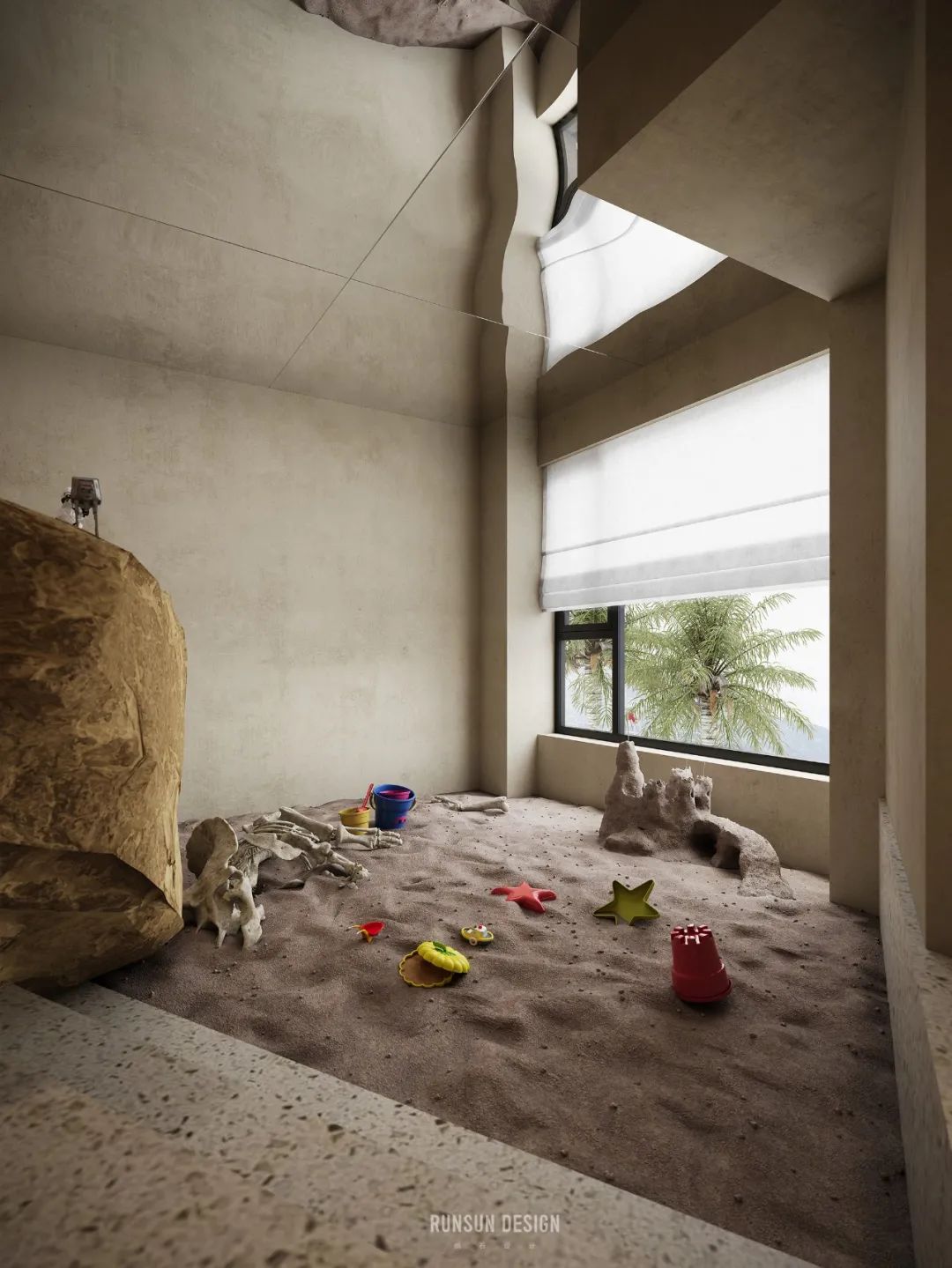 侘寂洞穴风民宿设计丨中国温州丨朗石设计-84