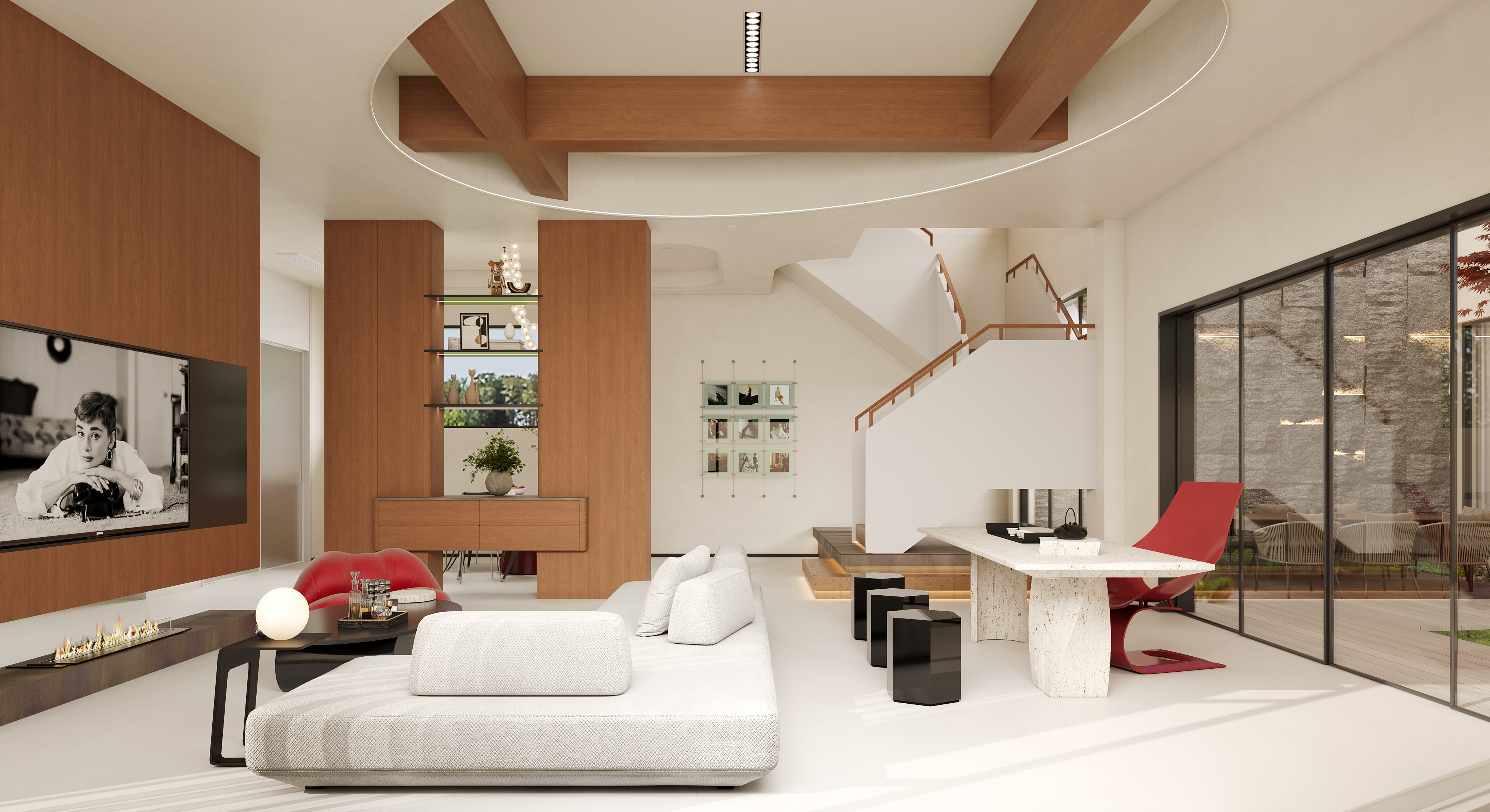 慈溪自建房室内外一体设计-11