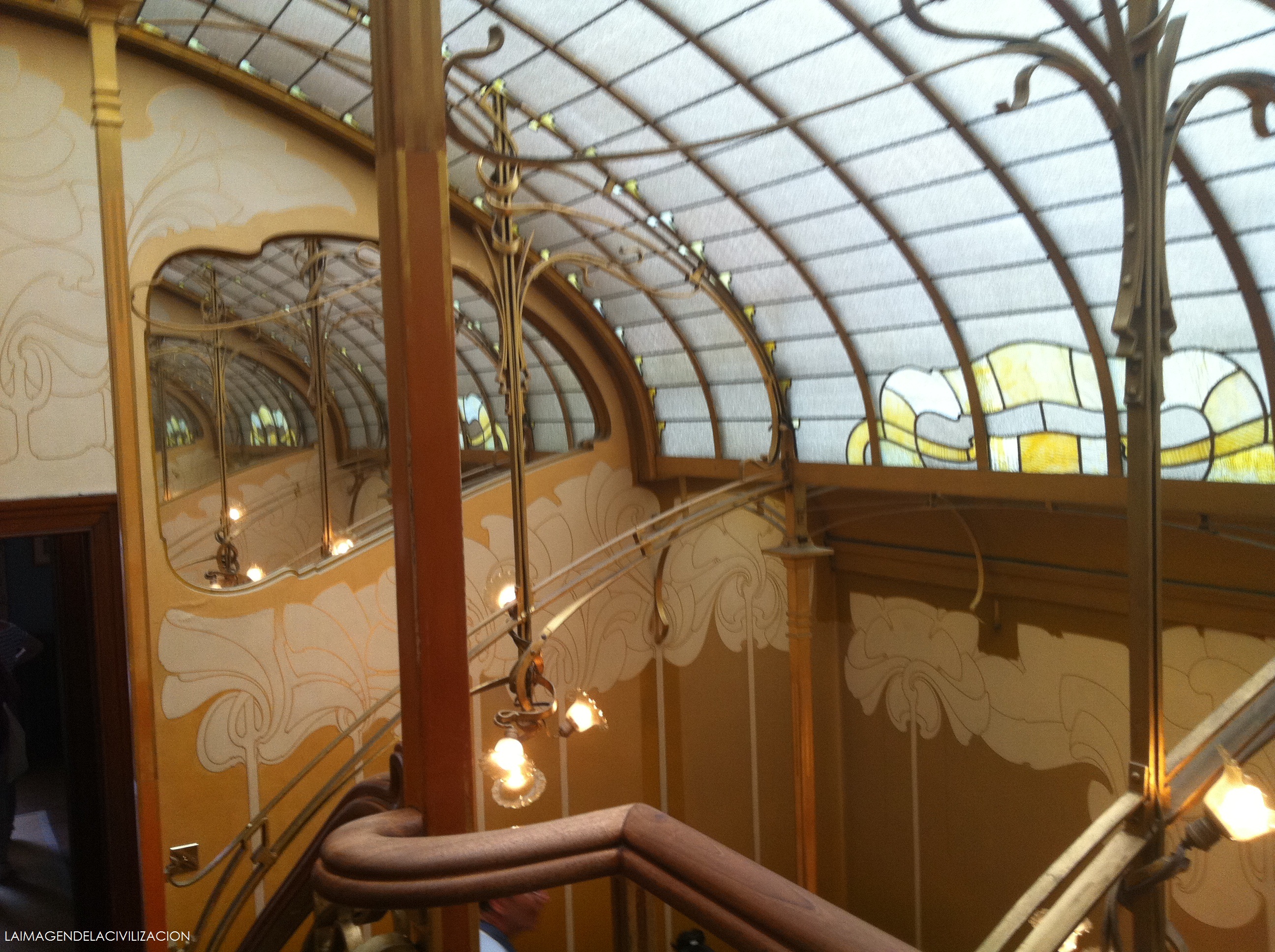 维克多·霍塔的新艺术风格建筑（含其住宅等）丨比利时丨维克多·霍塔等（保罗·汉卡尔等也有贡献）-5