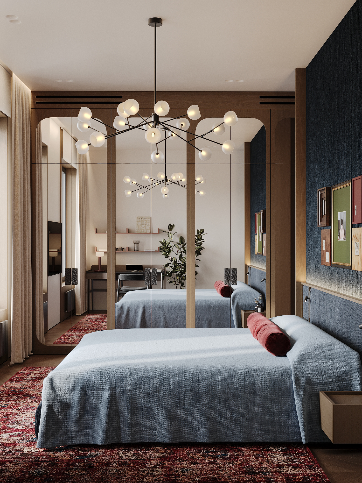 Zilart室内设计与可视化项目丨Rial bureau-29