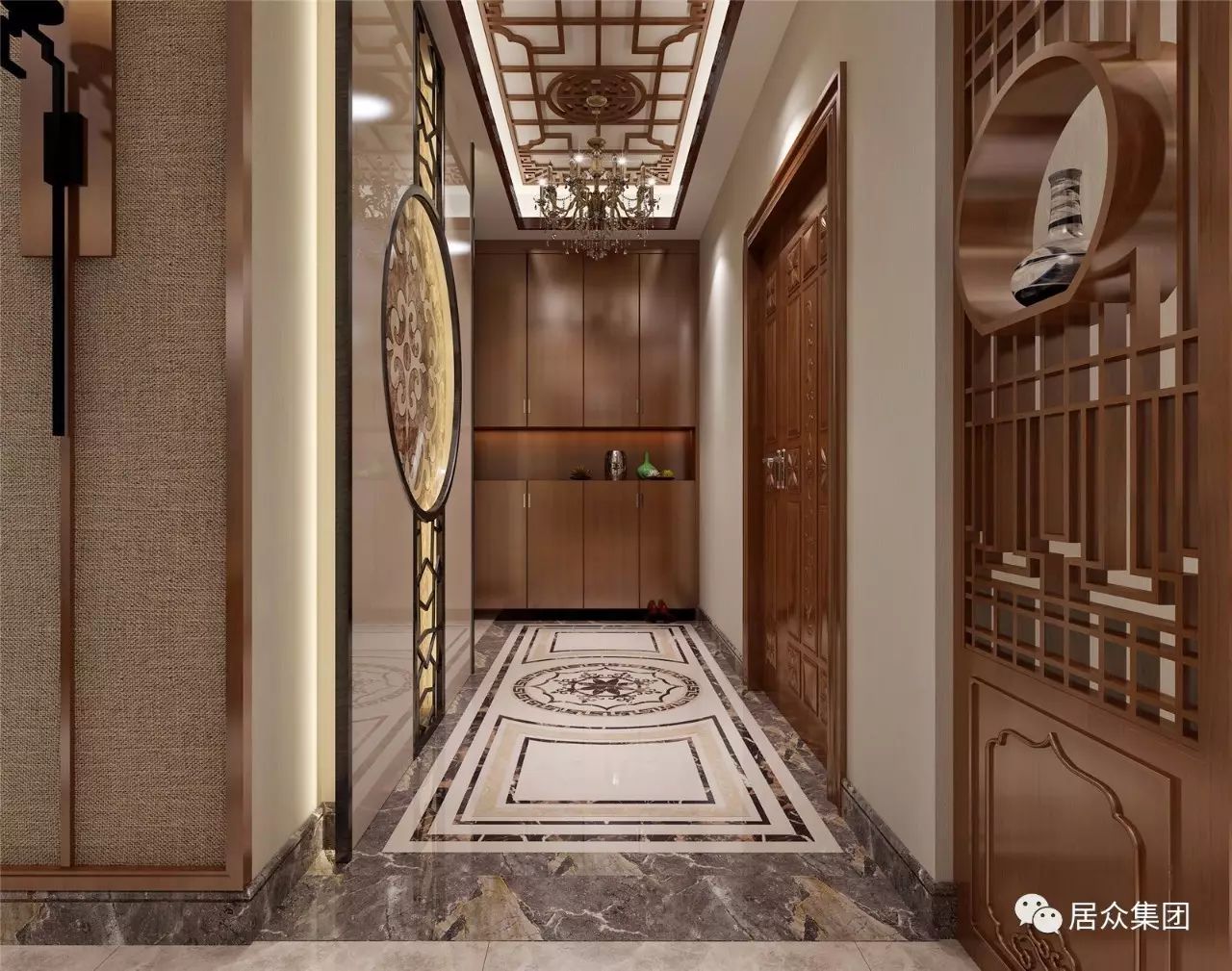 居众案例 | 228㎡新中式 绝美意境 。-7