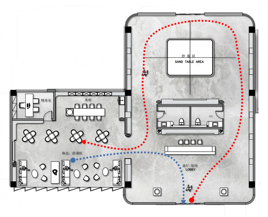 城市情怀与空间本质的融合·300㎡高级设计售楼处丨忆创设计-42