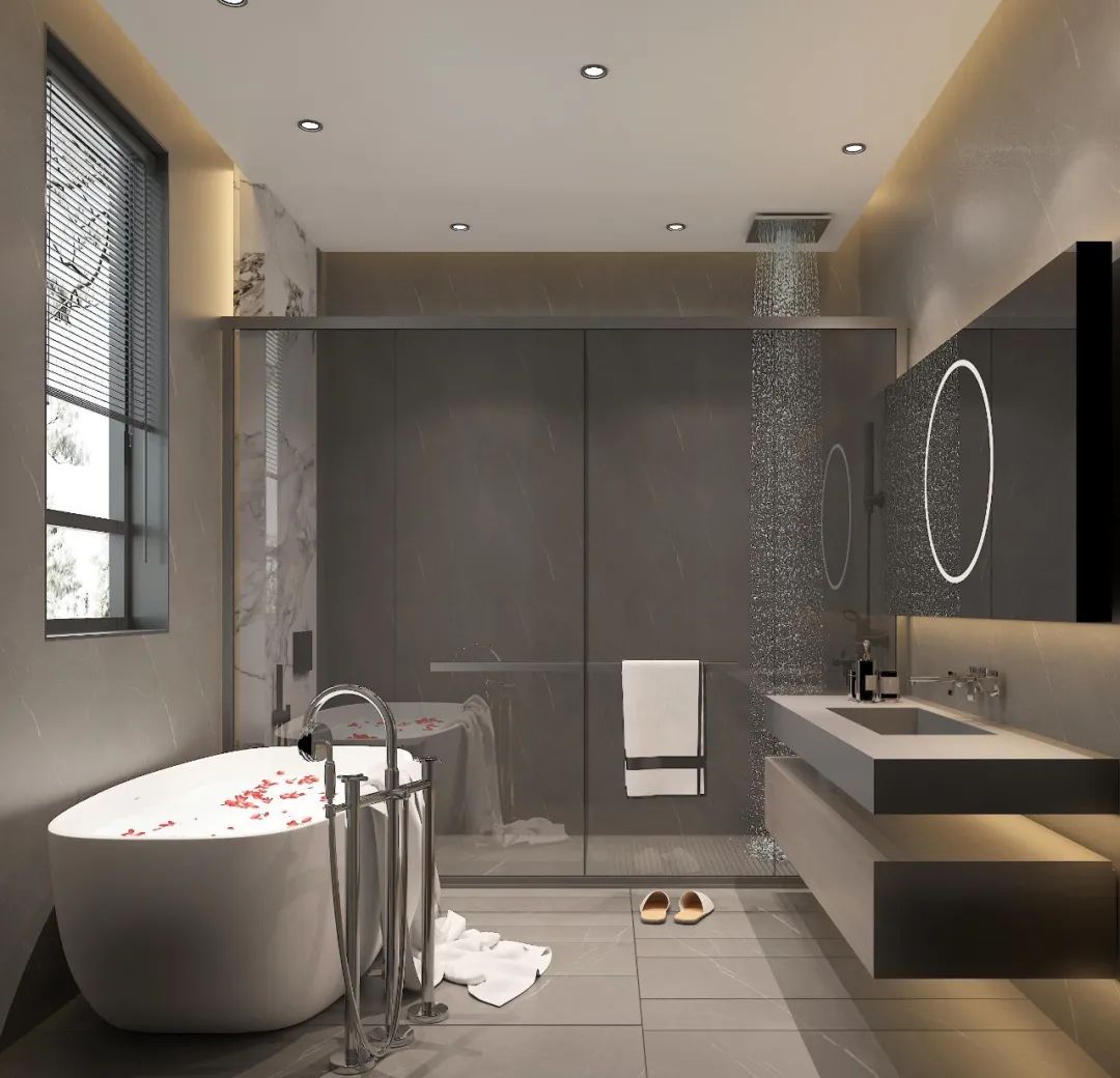 现代轻奢风住宅设计丨中国包头丨包头市众诚装饰-68