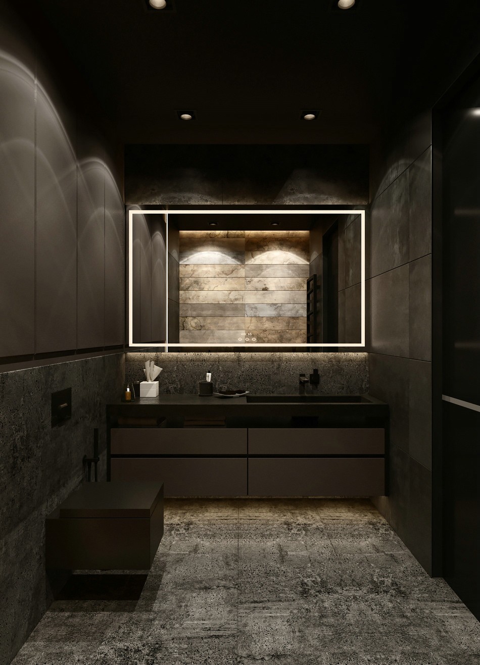 黑色炫酷家居风，猛男的最爱-19