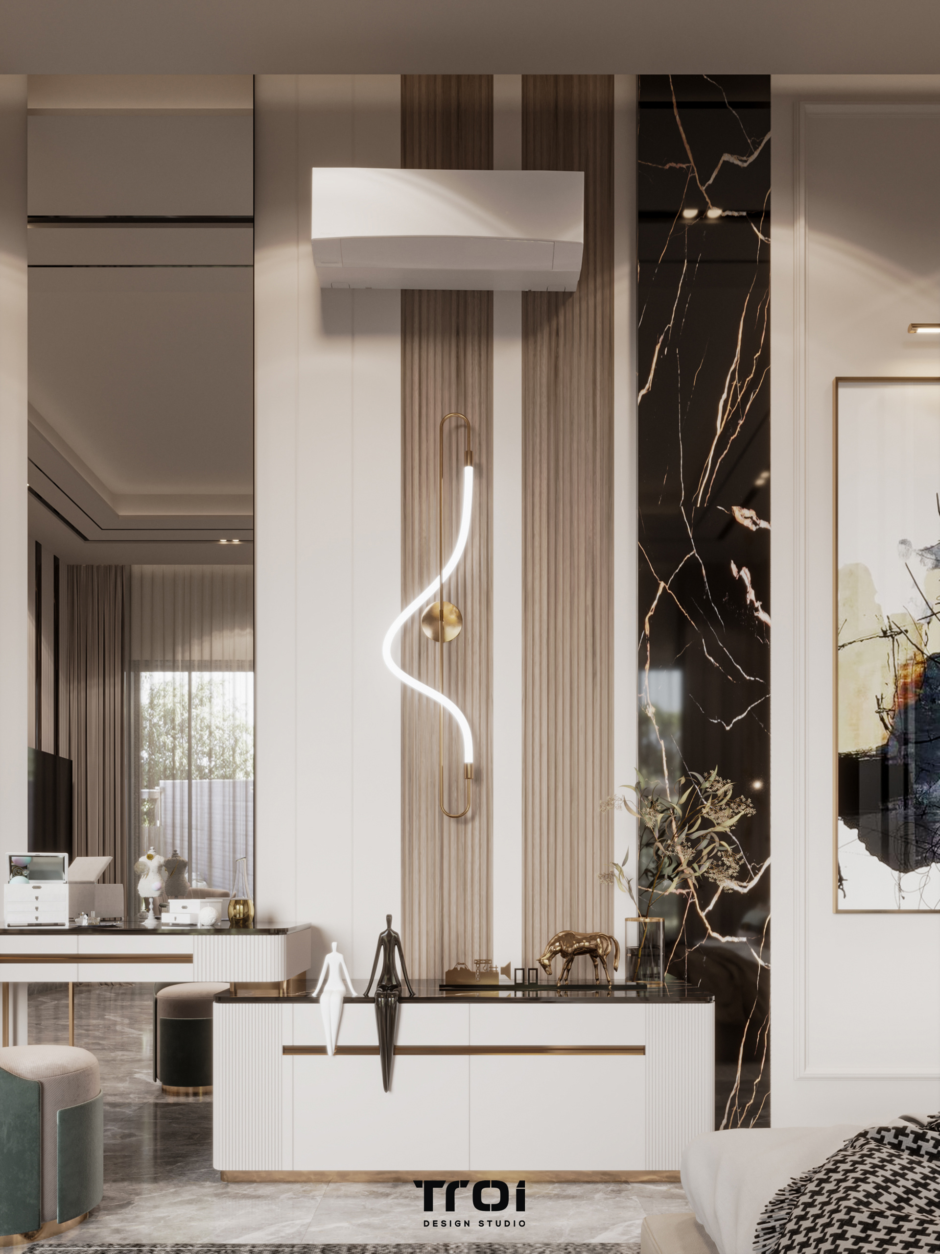 主卧室丨Troi Design Studio-15