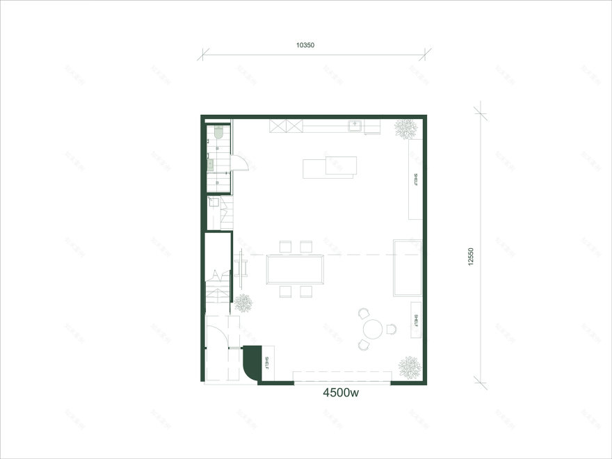 Industrial Complex | 3D Sectional Plans-46