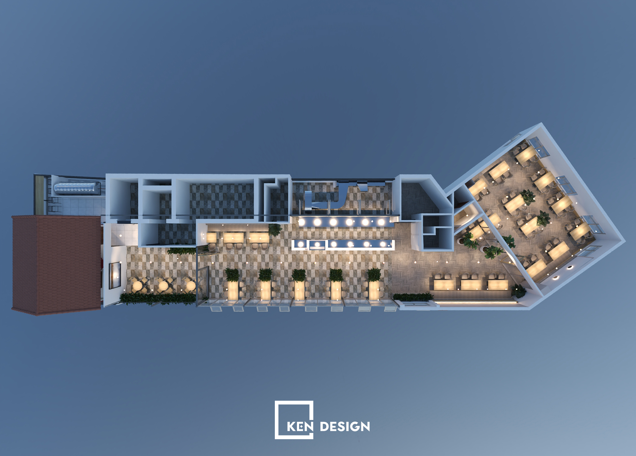 国际TL医院咖啡馆设计丨Ken Design-14