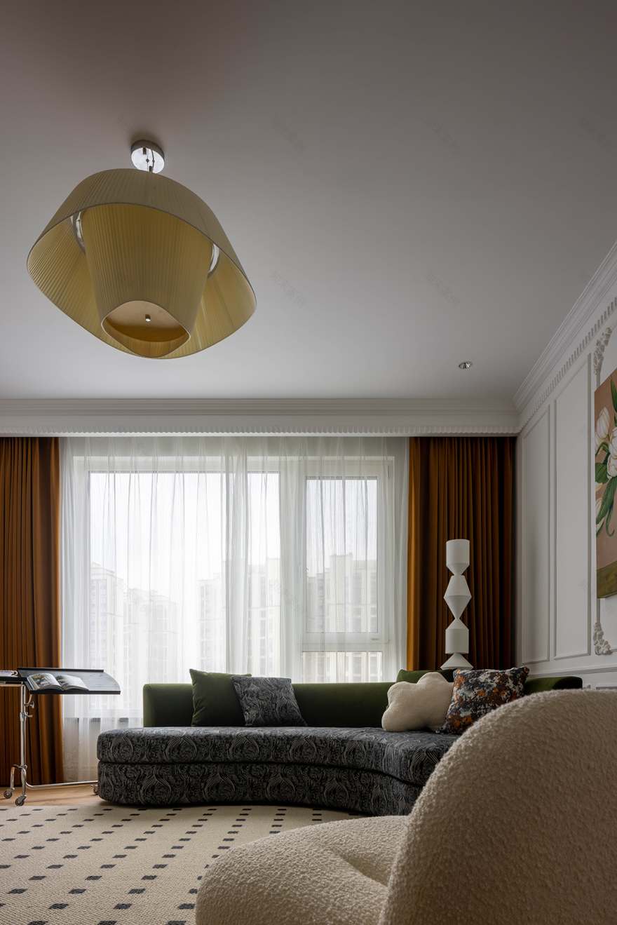 浪漫轻法混搭,120㎡精致宜居空间丨为睦设计-29