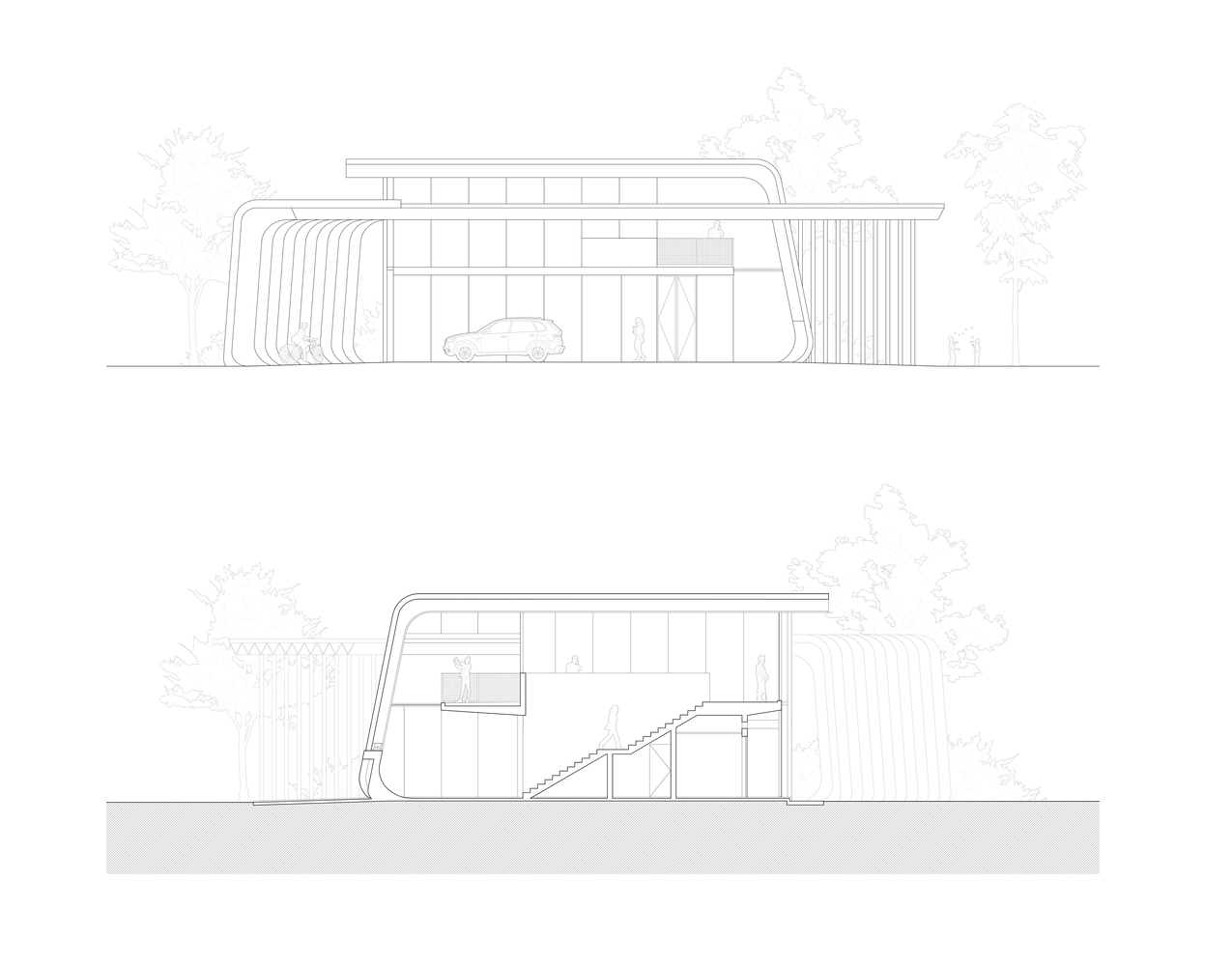 融合结构与建筑形态的加油站设计丨中国上海丨TJAD 原创设计工作室-41