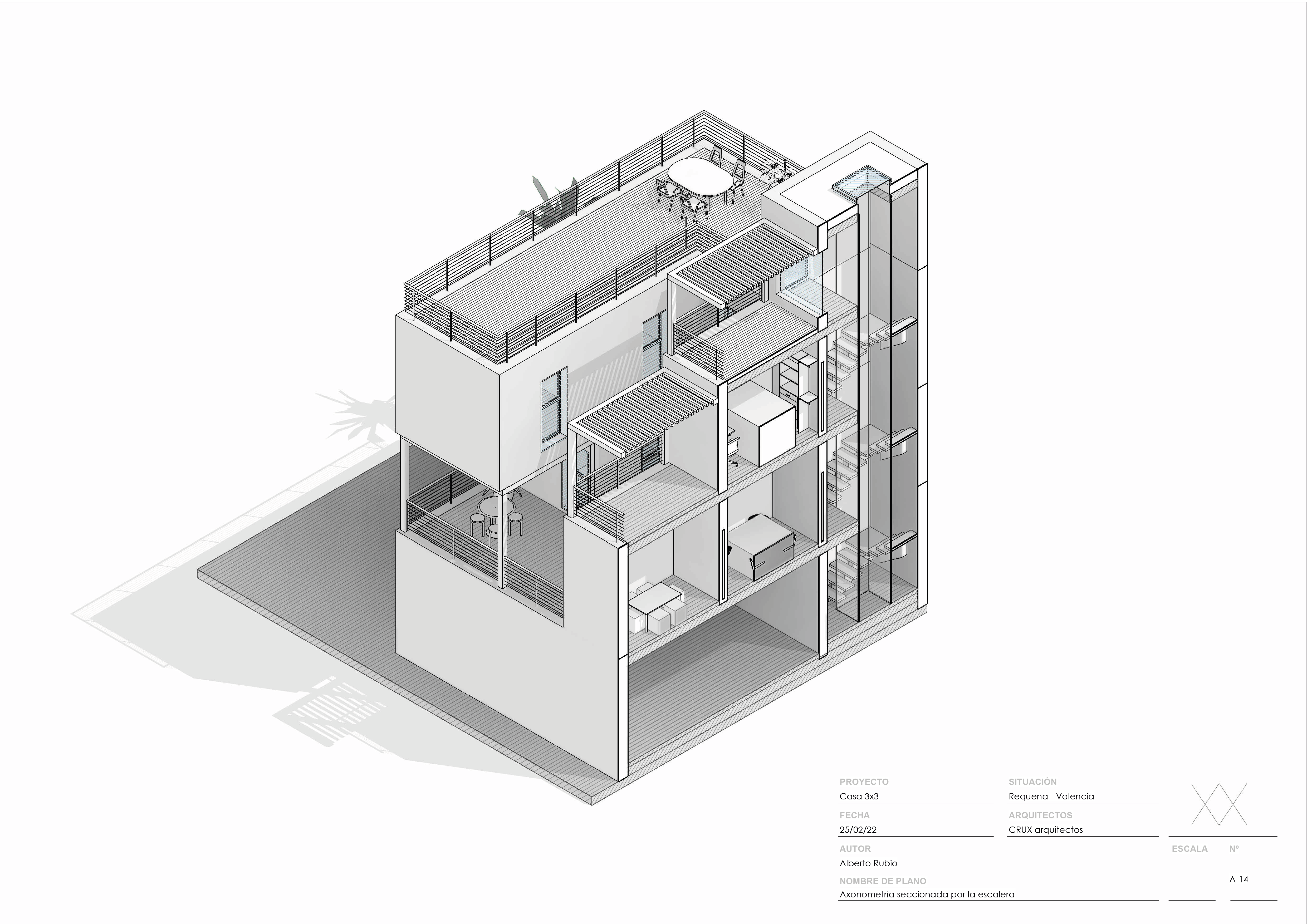 BIM RVT - Casa 3x3 CRUX-5