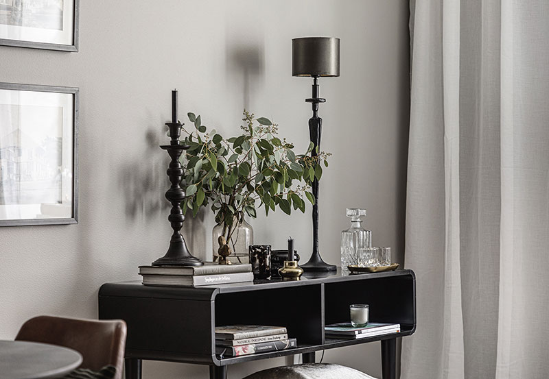 瑞典绿色厨房小公寓（54 平米）-16