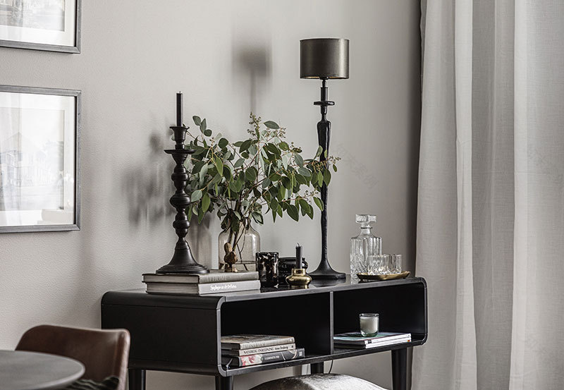 瑞典绿色厨房小公寓(54 平米)-16