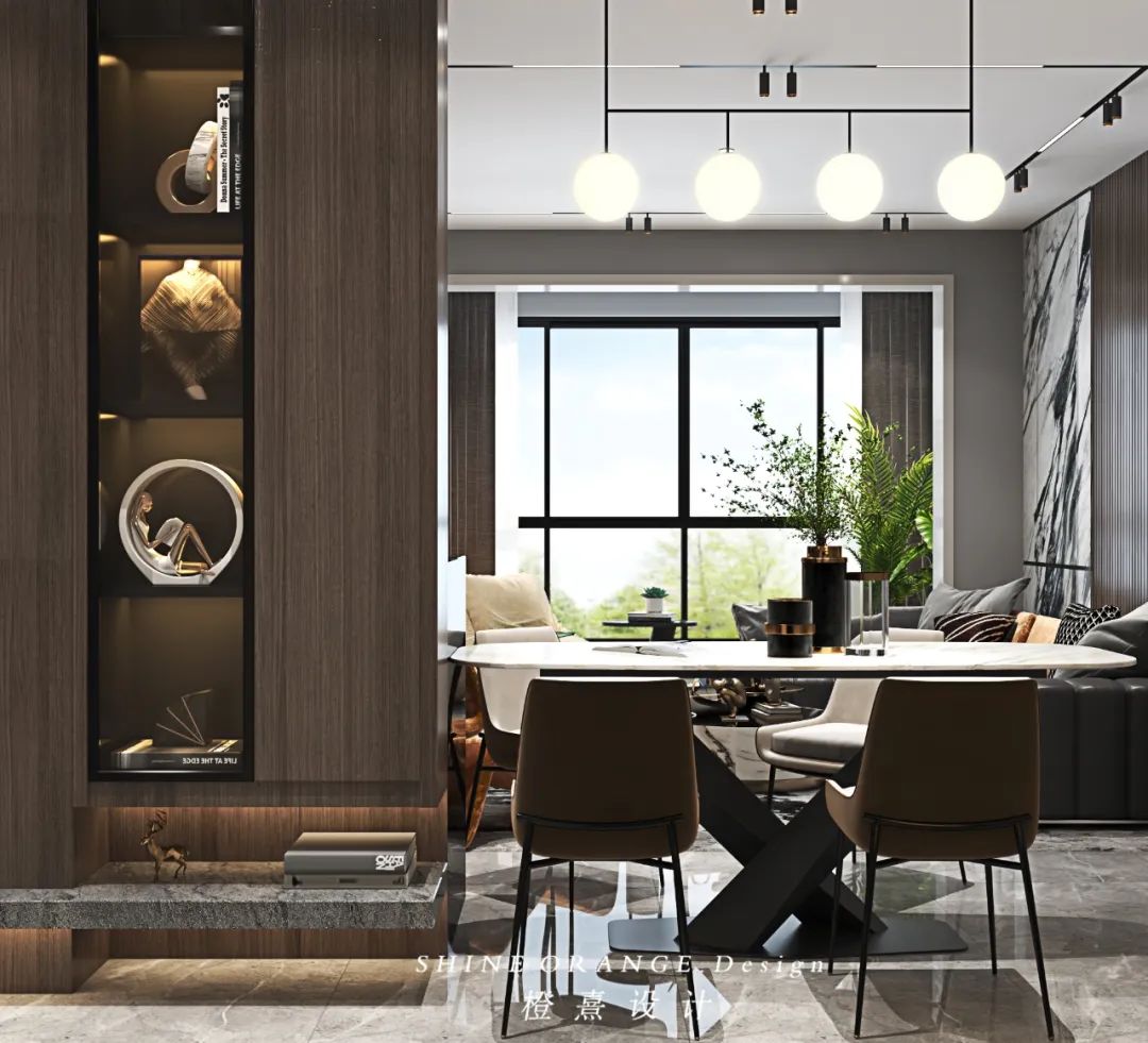 橙熹设计-- 武汉 100m²新家,疫情期间的温暖礼物-32