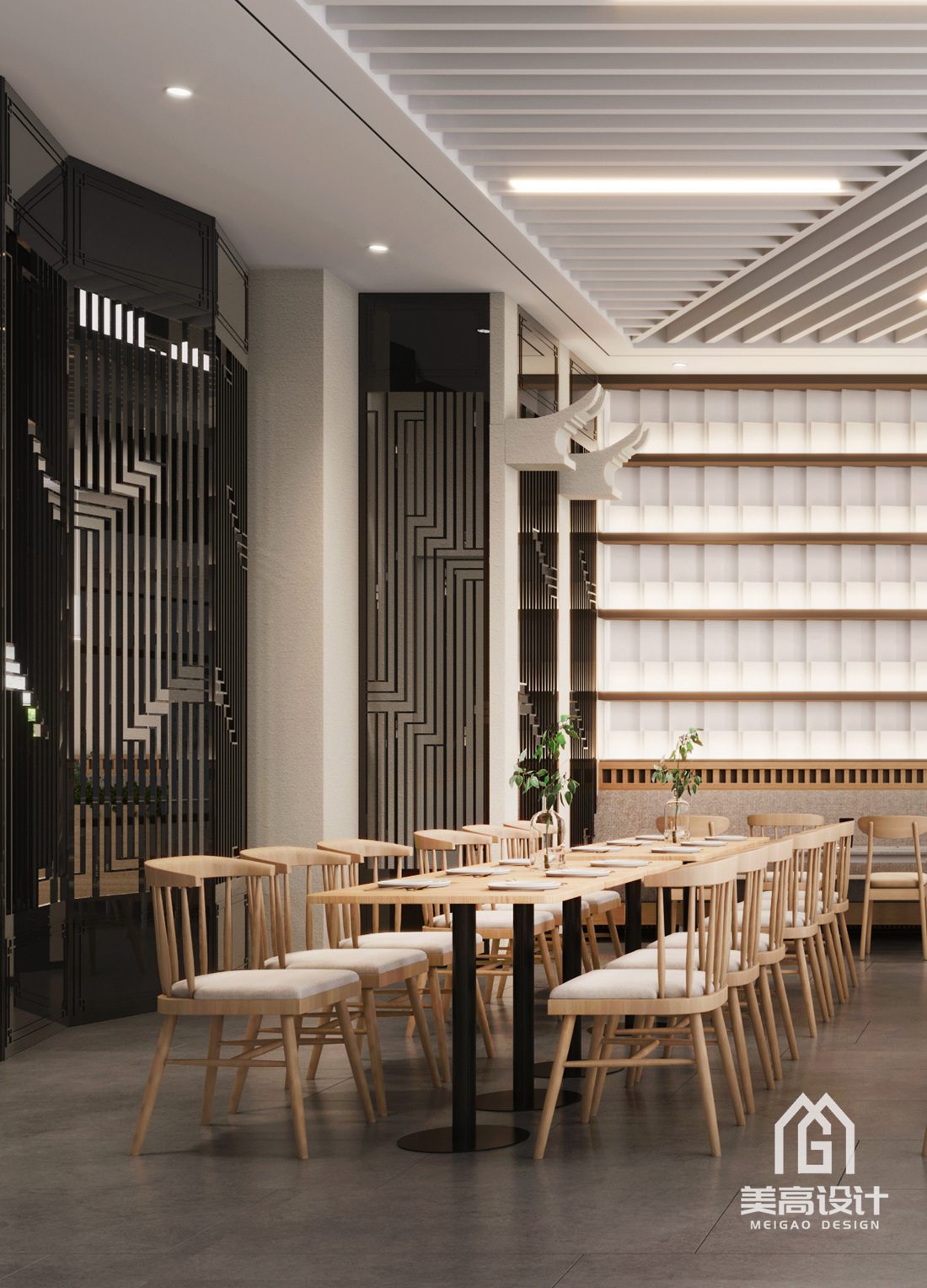 泉州师范学院食堂装修设计-9