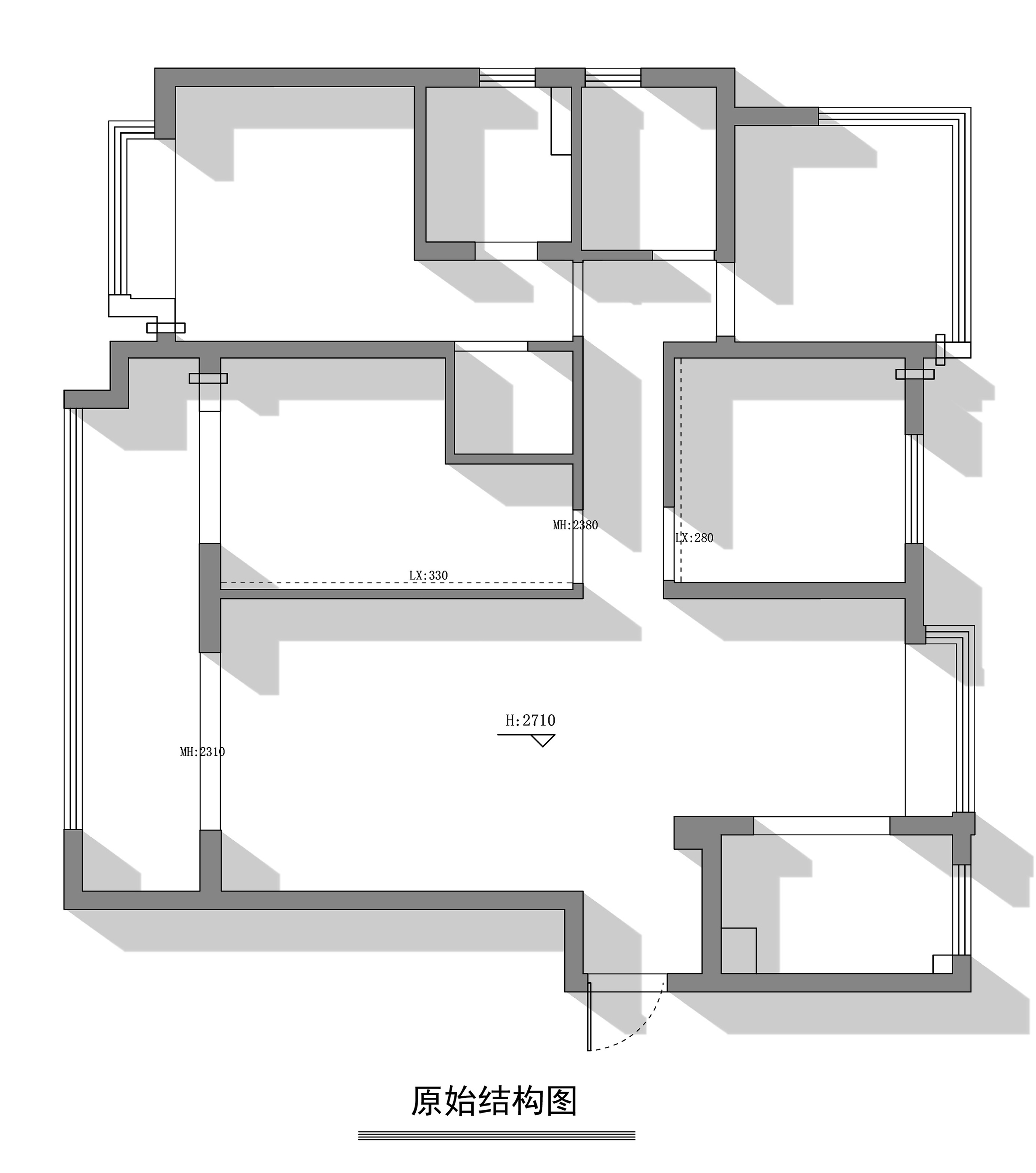 合肥翡翠天际 133㎡精装房设计丨中国合肥丨深零设计-61