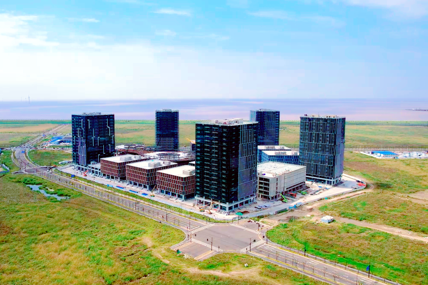 筑梦潮头起新城！上海临港综保区扩区首发项目全面封顶-102