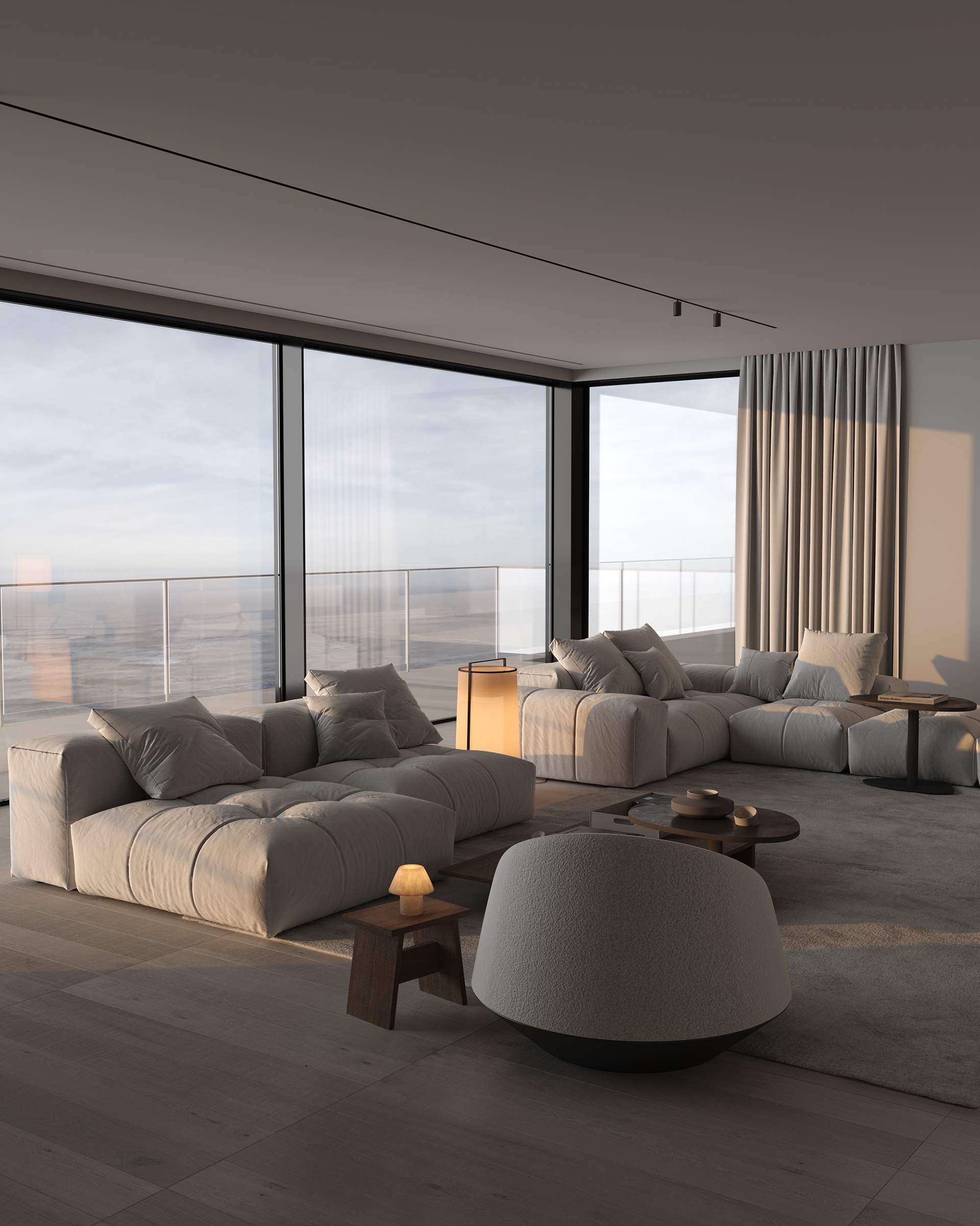 极简大宅 奢享极致景观 | Anastasiia Reznichenko作品-1