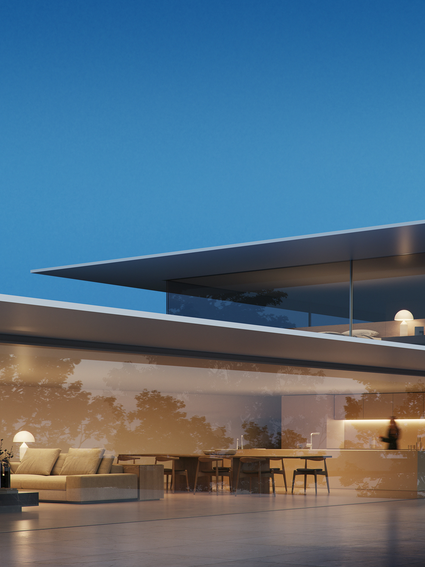 四个极简别墅设计-11