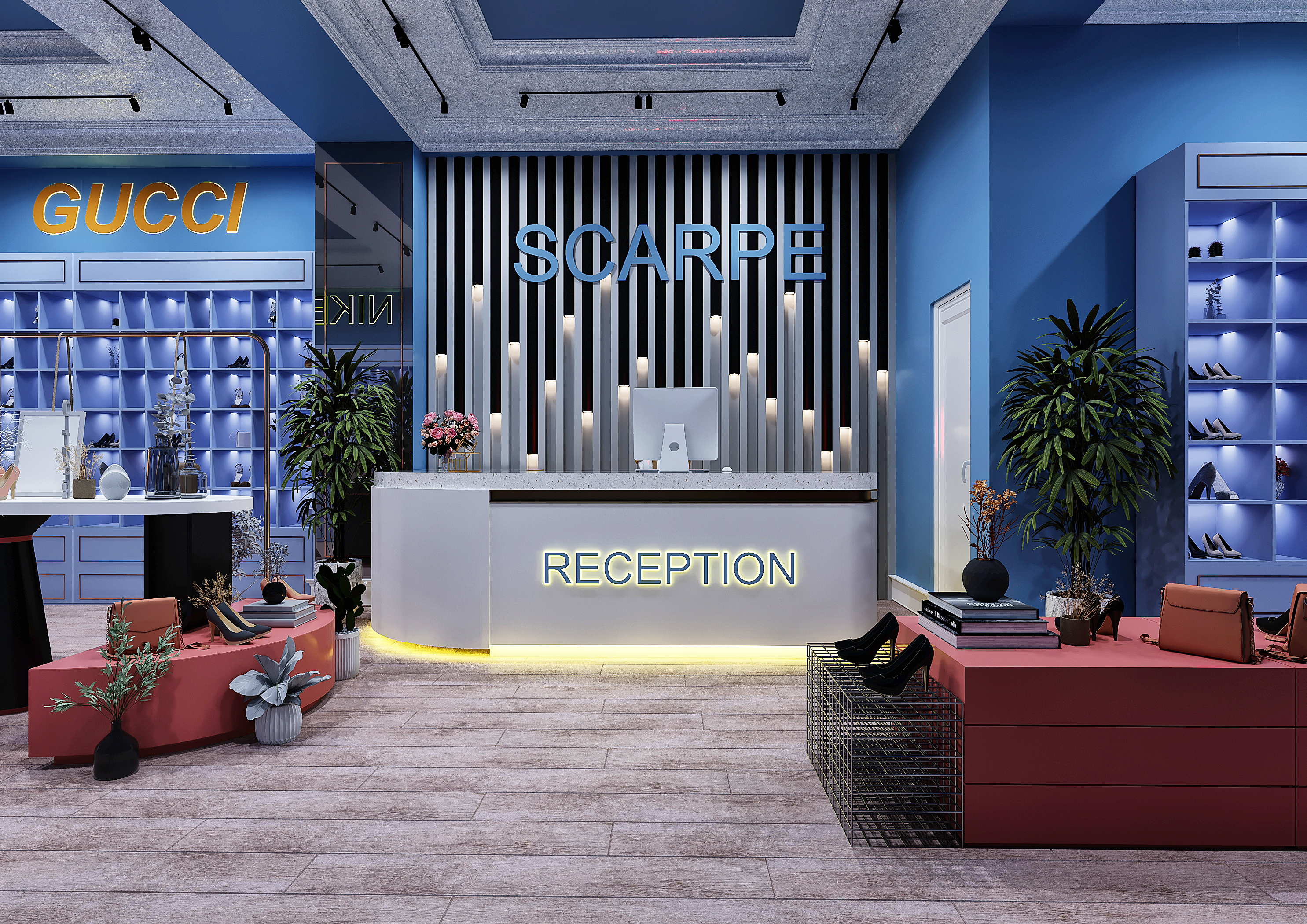 Shoes Store Design In Baku, Azerbaijan-0