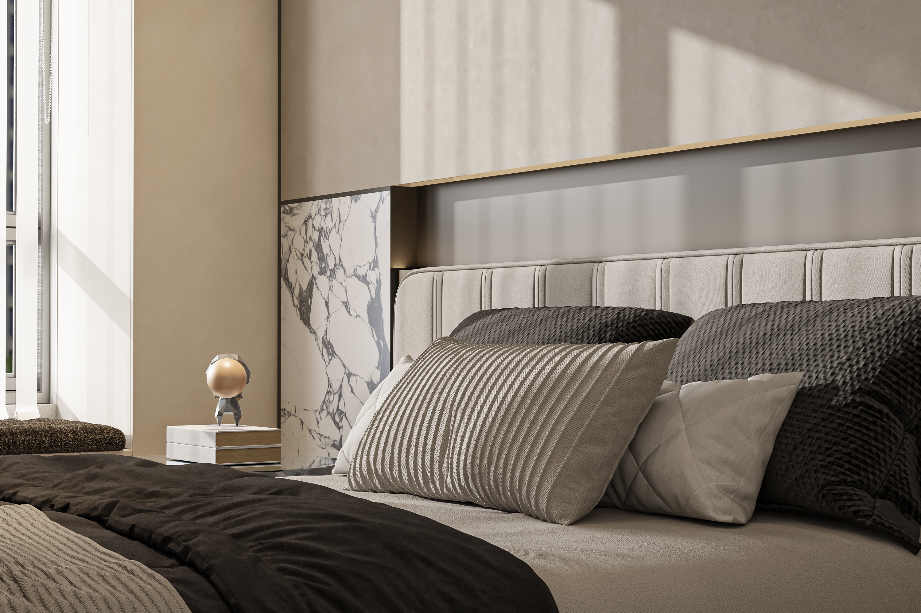 现代家装客餐厅卧室   效果图表现-10