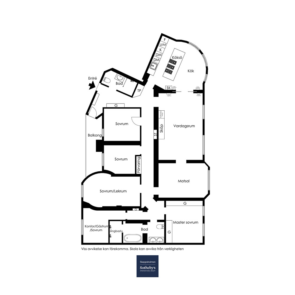 斯德哥尔摩优雅白色公寓,超大空间与精致装饰的完美结合-27