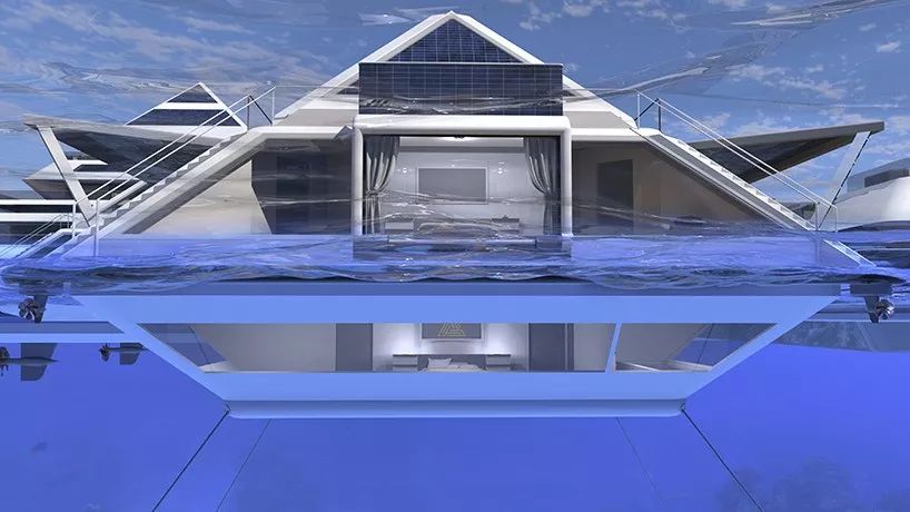 未来水上浮城 | 皮耶帕洛·拉扎里尼的漂浮度假村设计-19