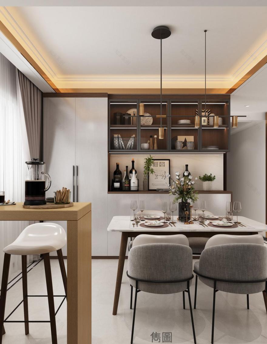 尹宅开放式厨房与北欧风格设计-15