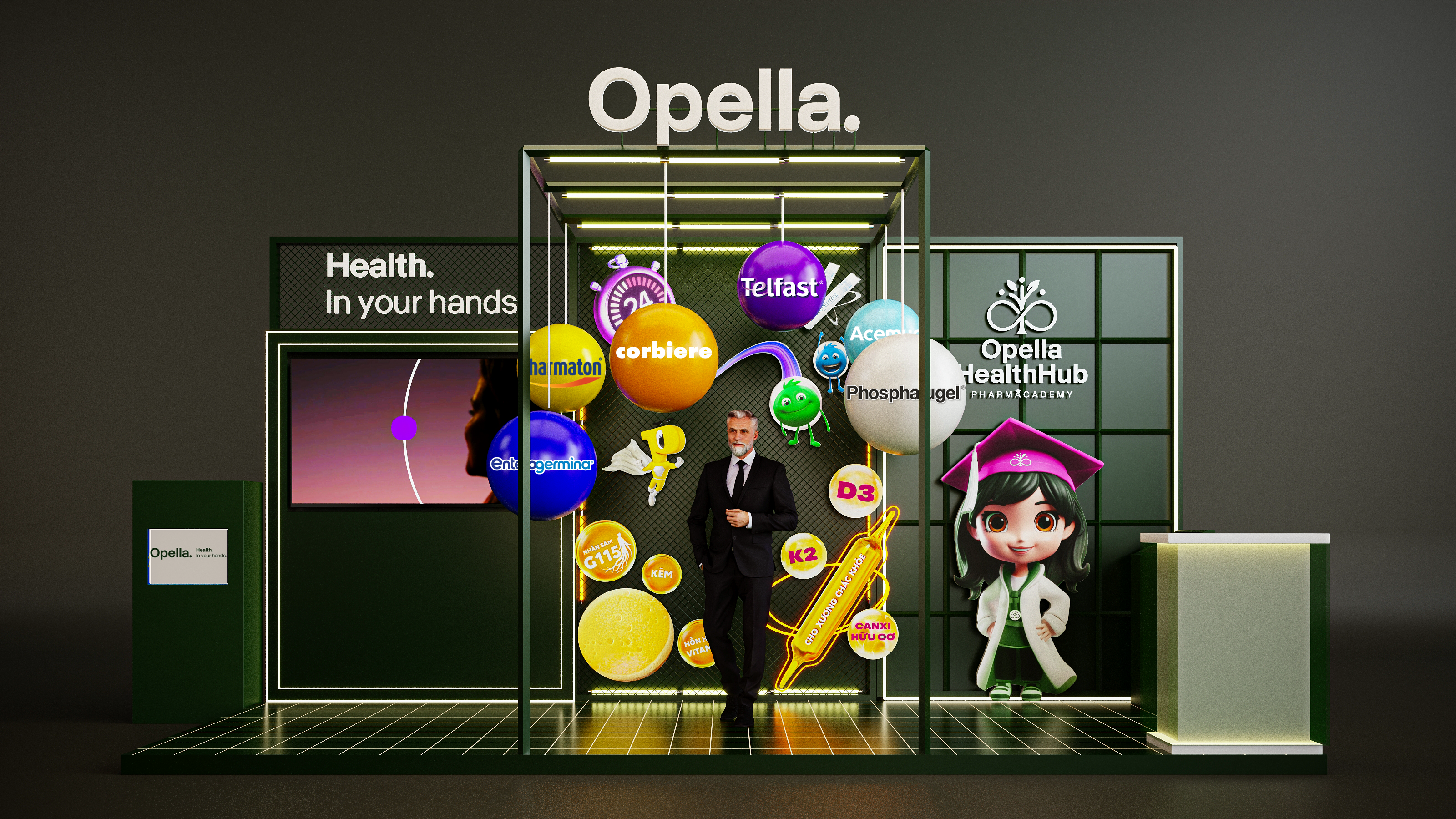 赛诺菲医药会议展位-6