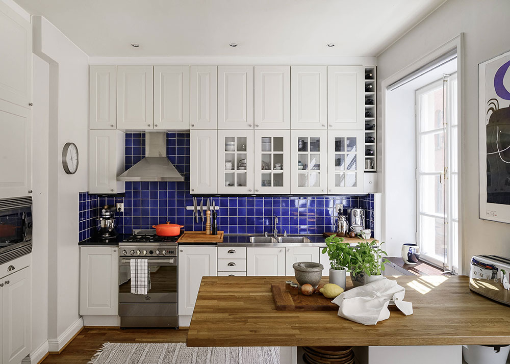 斯德哥尔摩独特公寓,法式落地窗设计惊艳-13