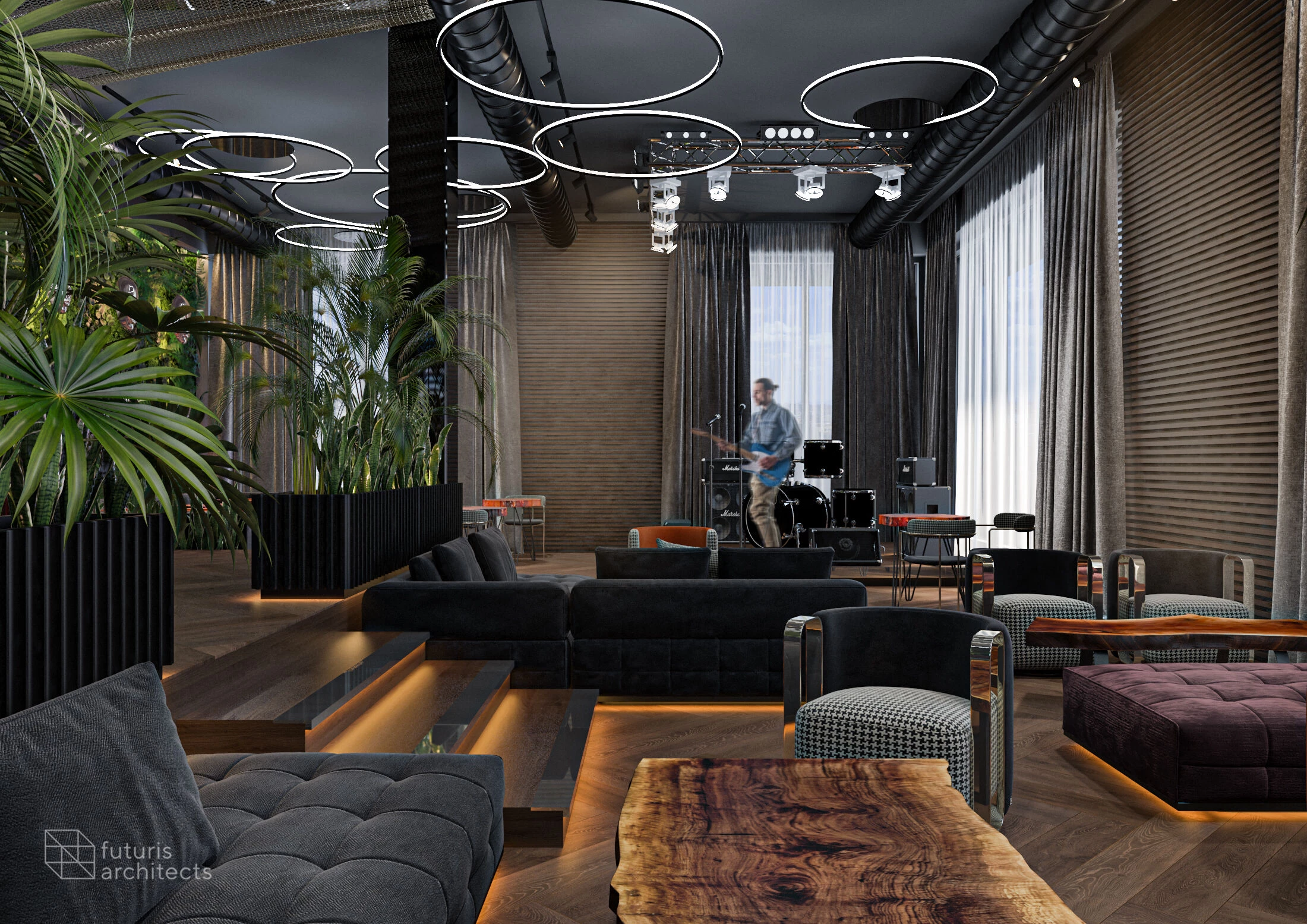 未来主义餐厅设计,打造高品质用餐环境-18